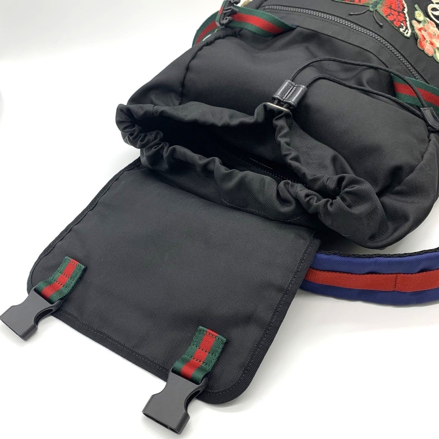 Gucci Black Nylon Backpack