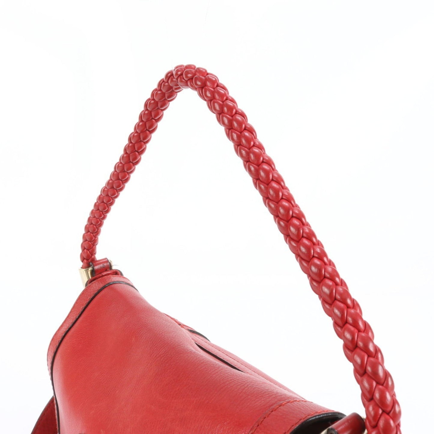 Gucci Red Color Leather Shoulder Bag