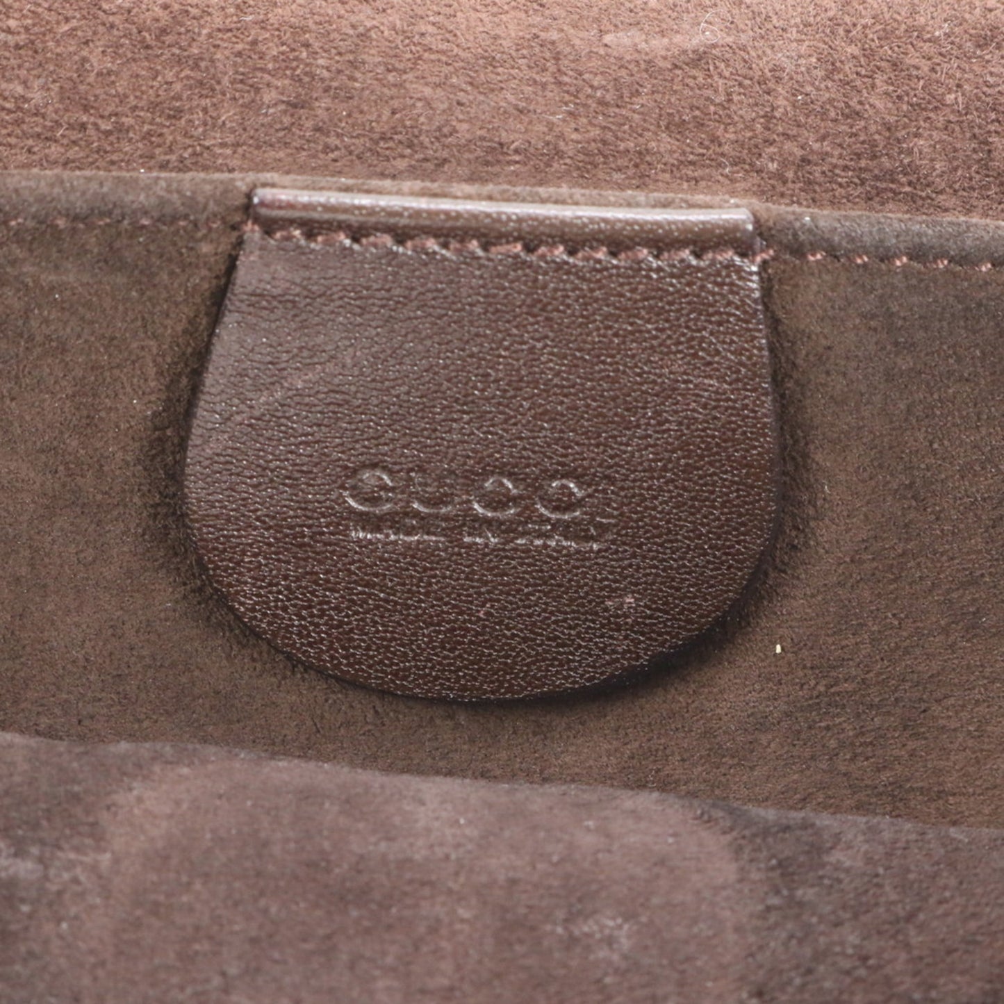 Gucci Brown Leather Shoulder Bag