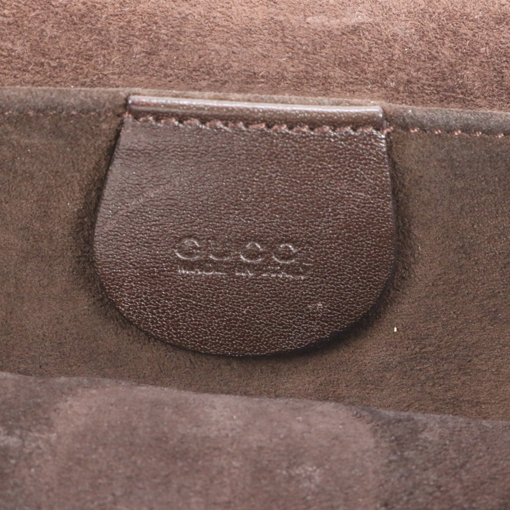 Gucci Brown Leather Shoulder Bag