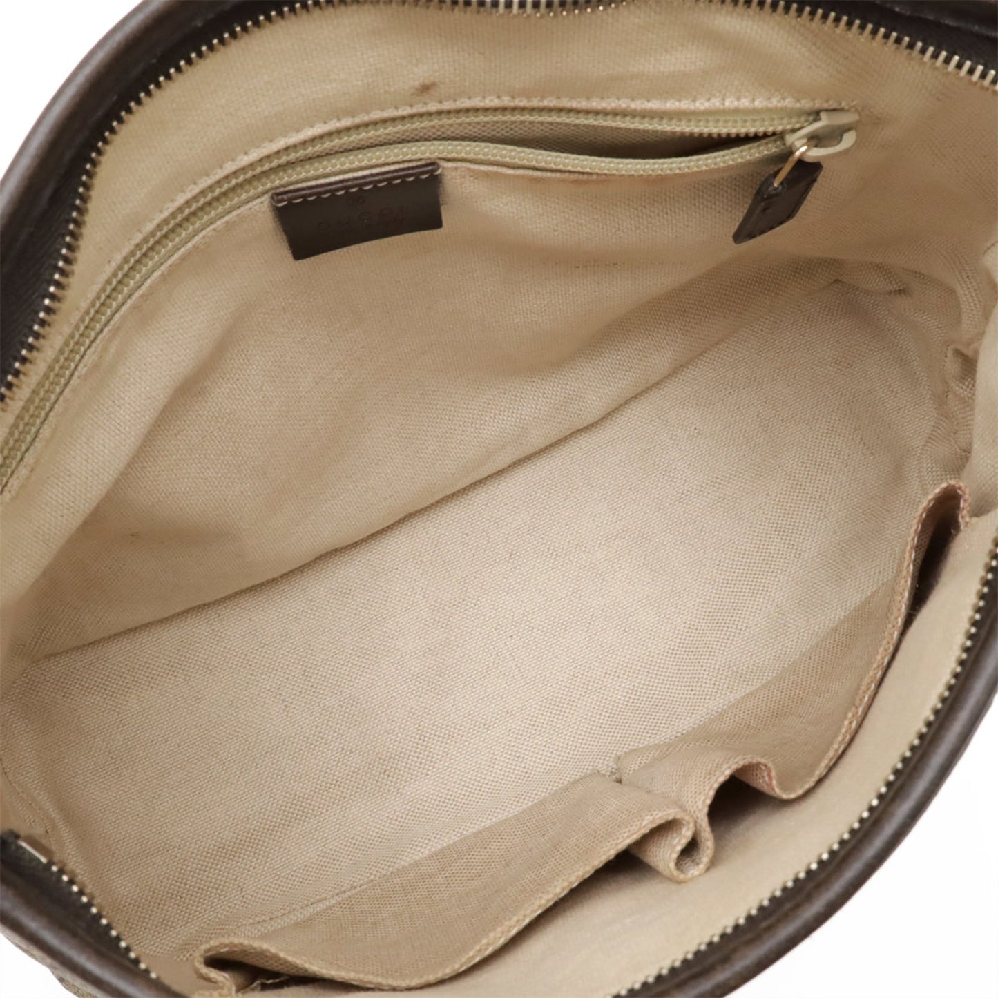 Gucci Gg Plus Beige Dark Brown Gg Supreme Leather Handbag Shoulder Bag Tote Bag
