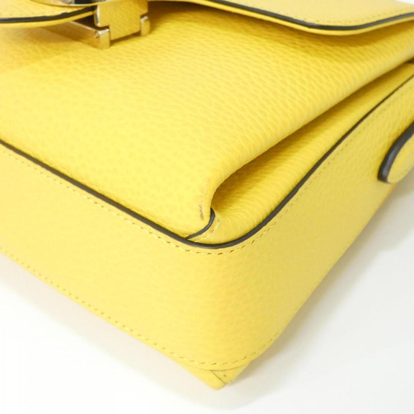 Gucci Yellow Leather Shoulder Bag