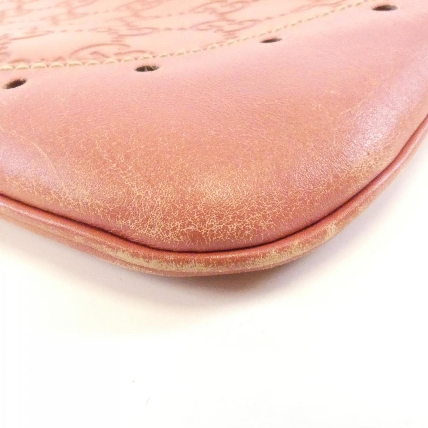 Gucci Pink Leather Shoulder Bag