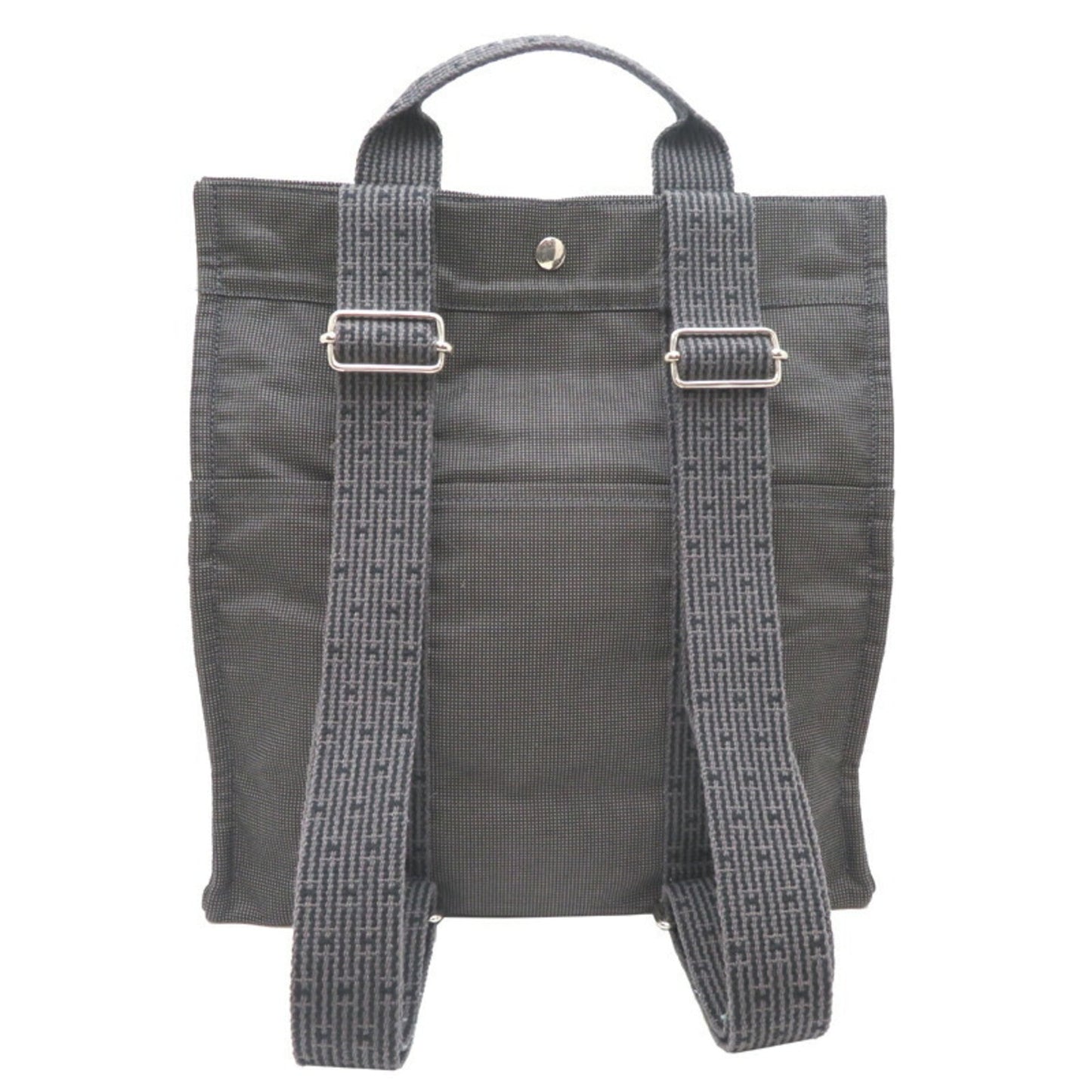 Hermes Backpack Nylon Gray
