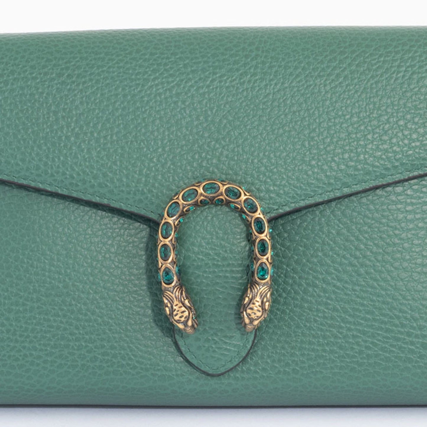 Gucci Green Leather Shoulder Bag