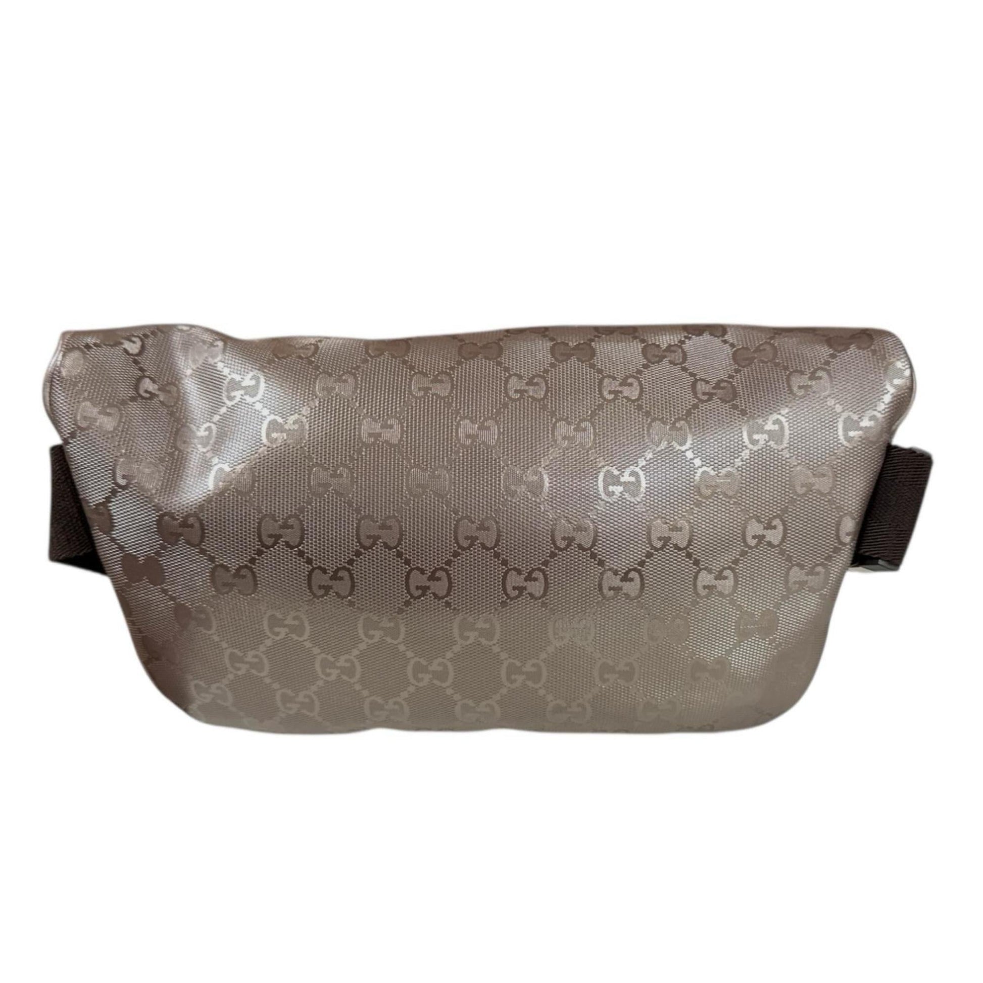 Gucci Silver Pvc Sling Bag