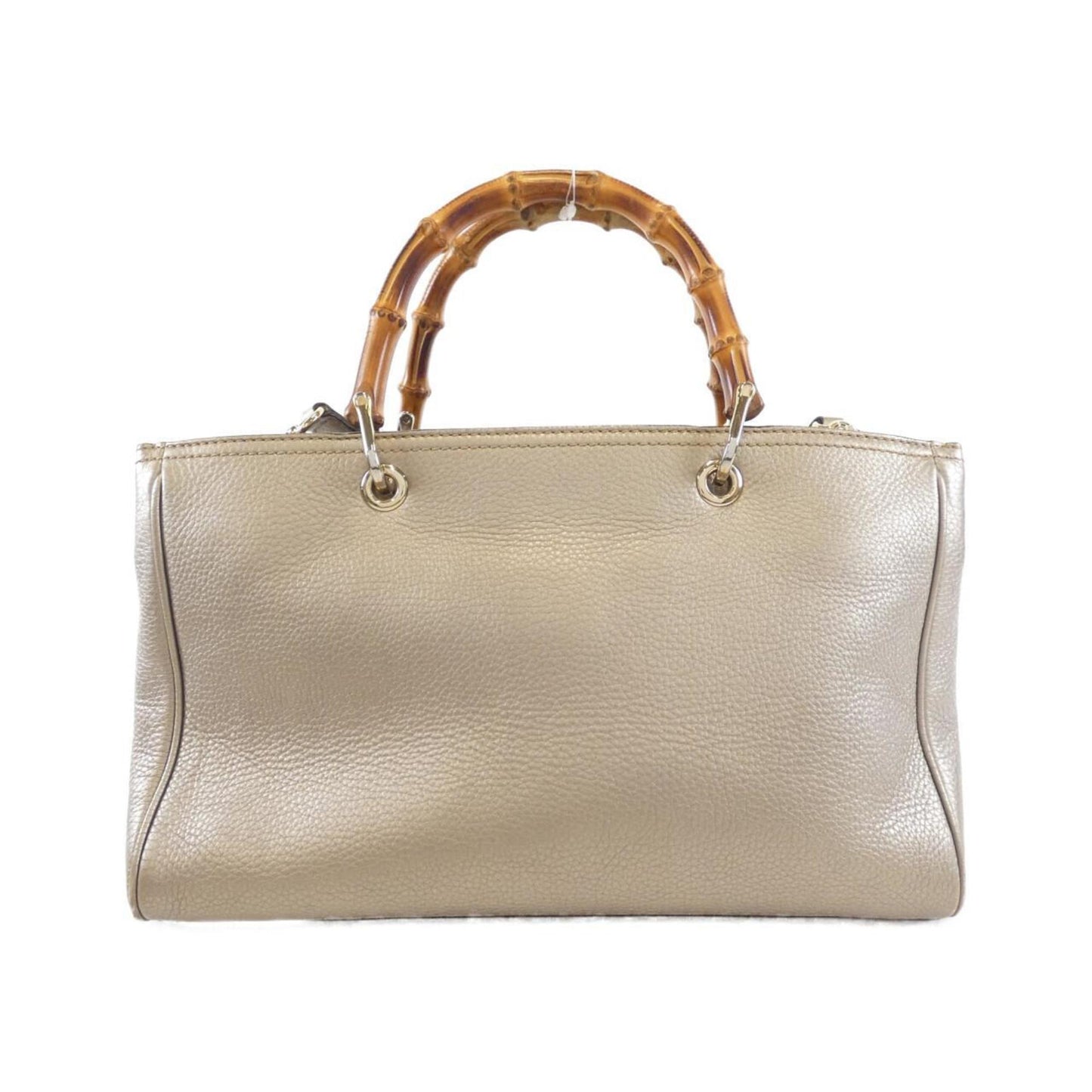 Gucci Champagne Leather Handbag
