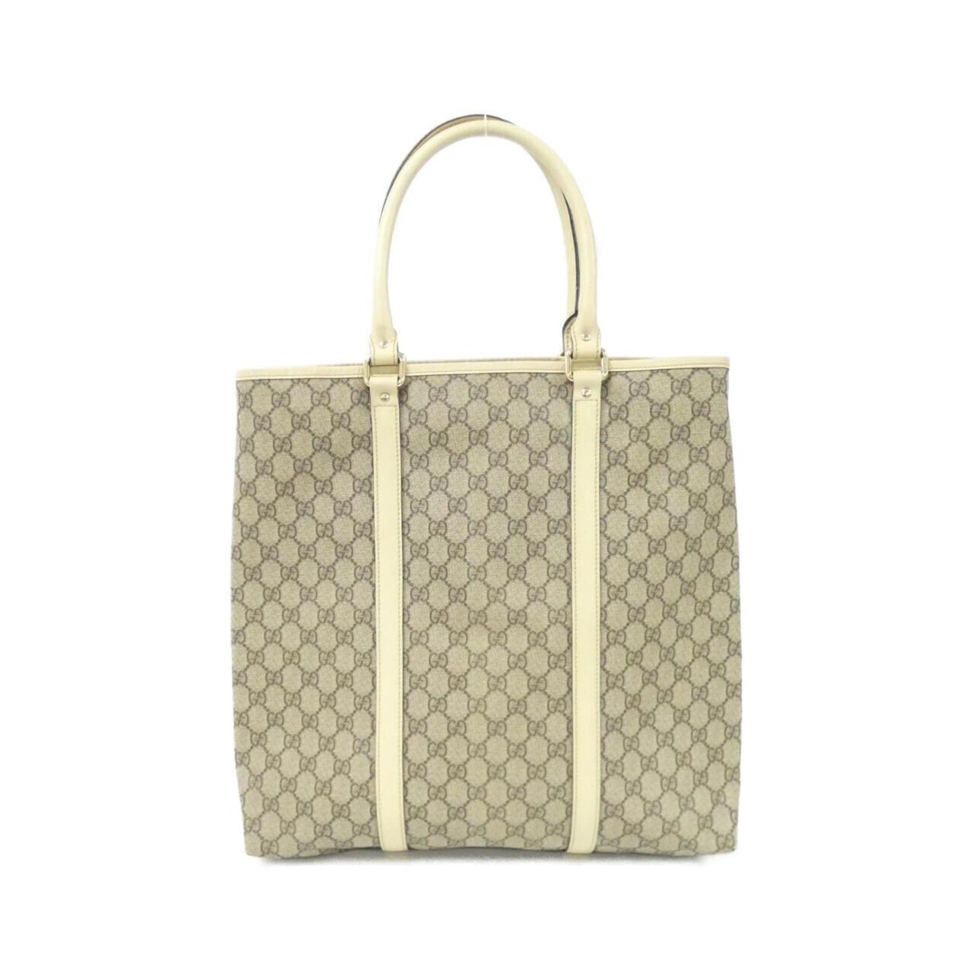 Gucci Beige Ivory Gg Plus Handbag