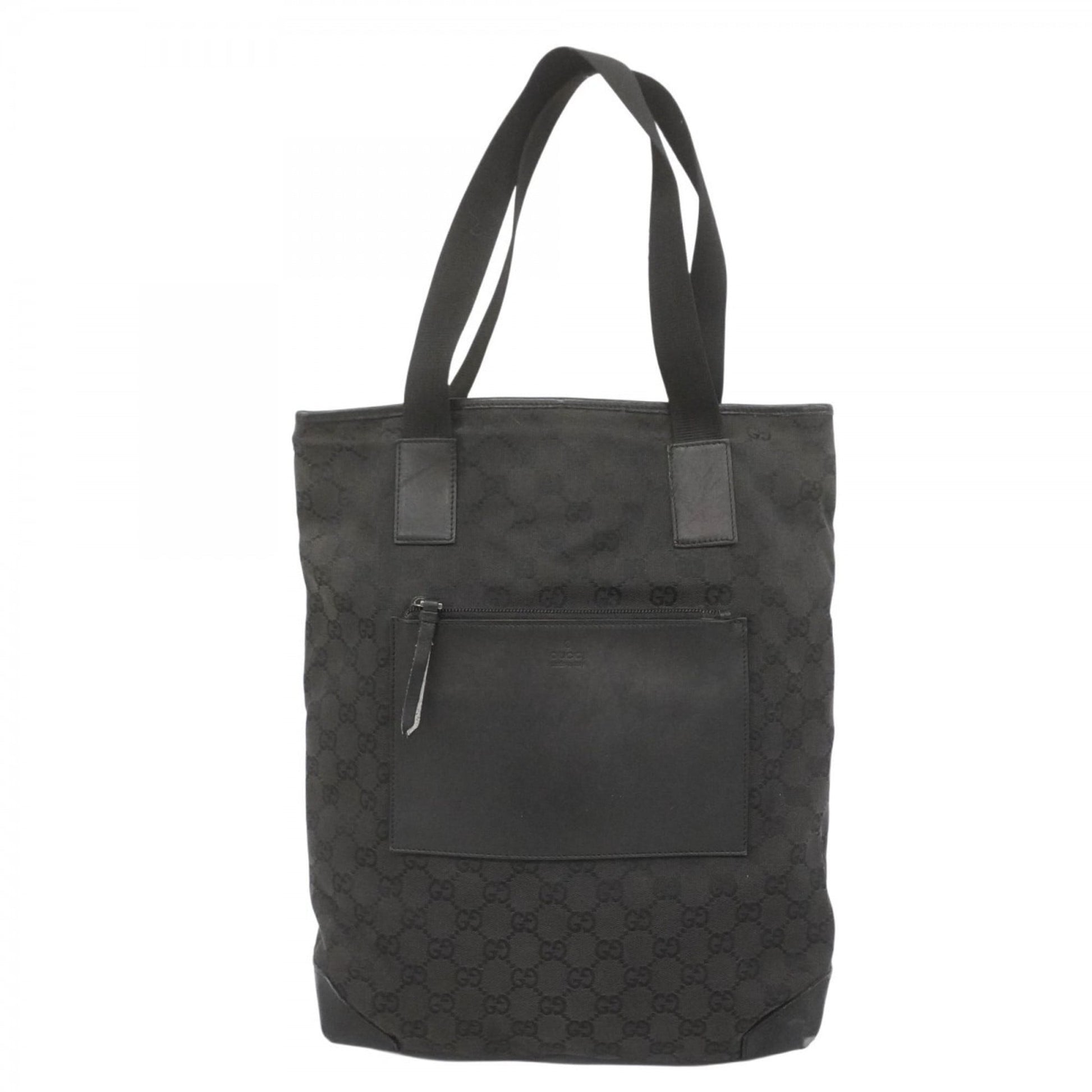 Gucci Black Canvas Tote Bag