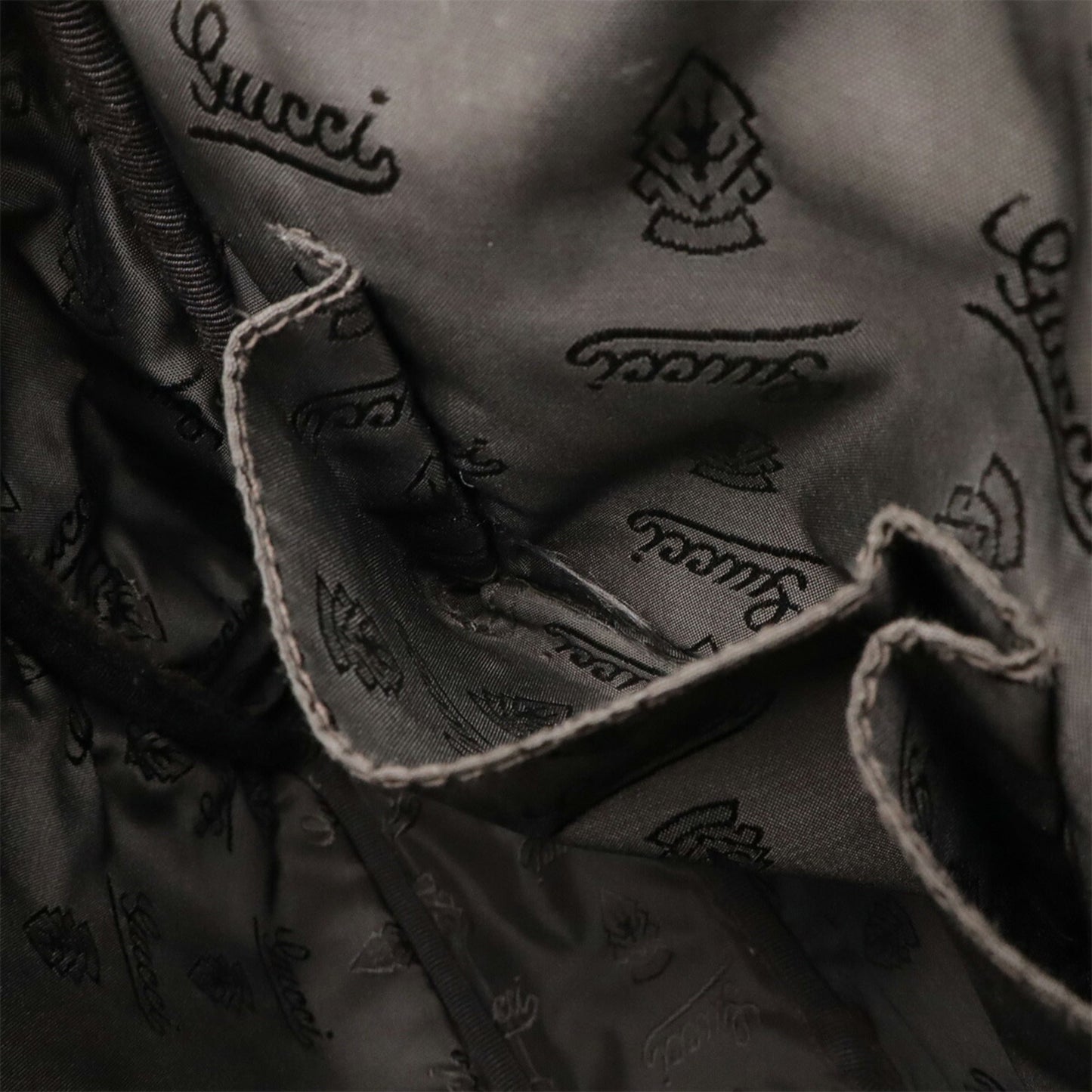 Gucci Black Leather Shoulder Bag