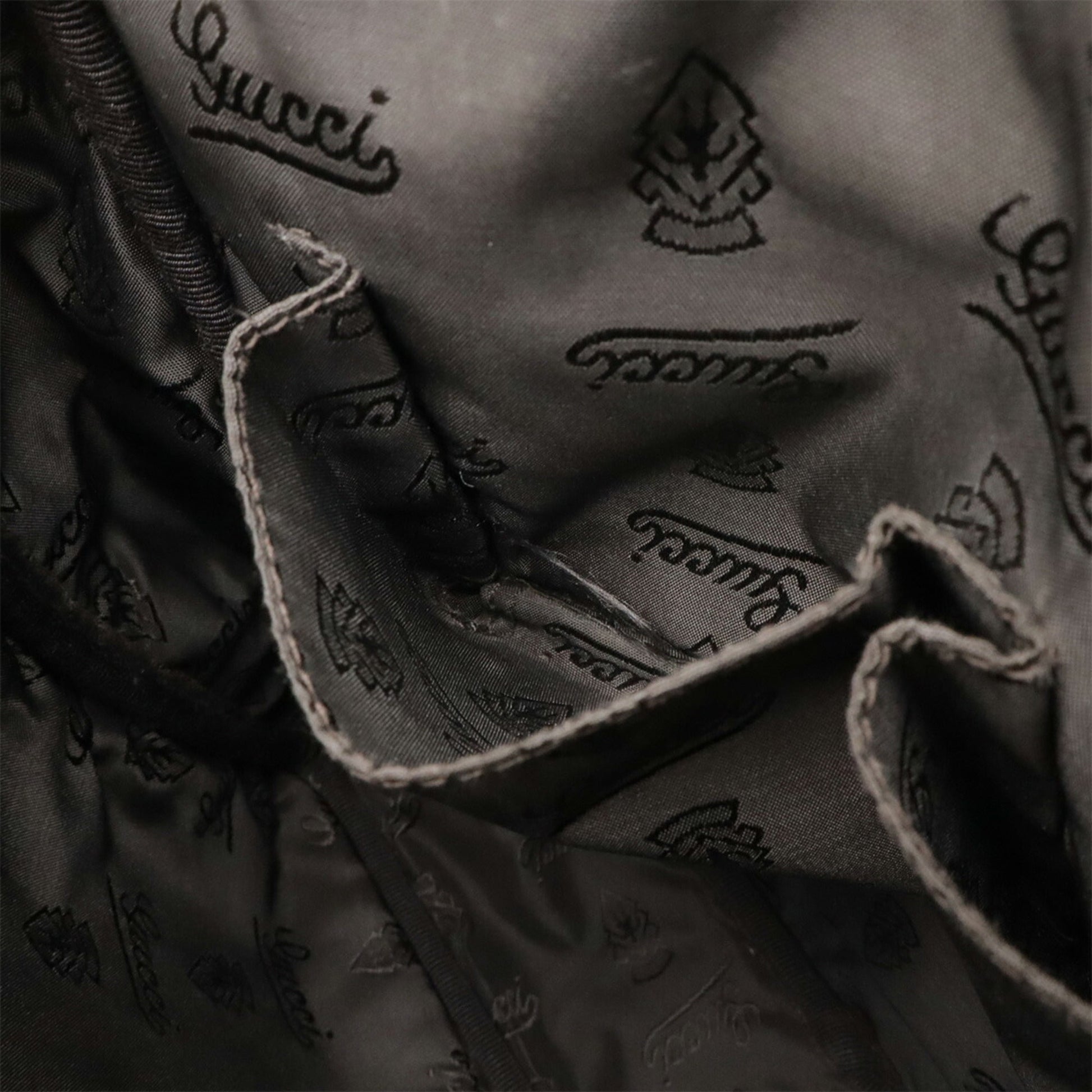 Gucci Black Leather Shoulder Bag