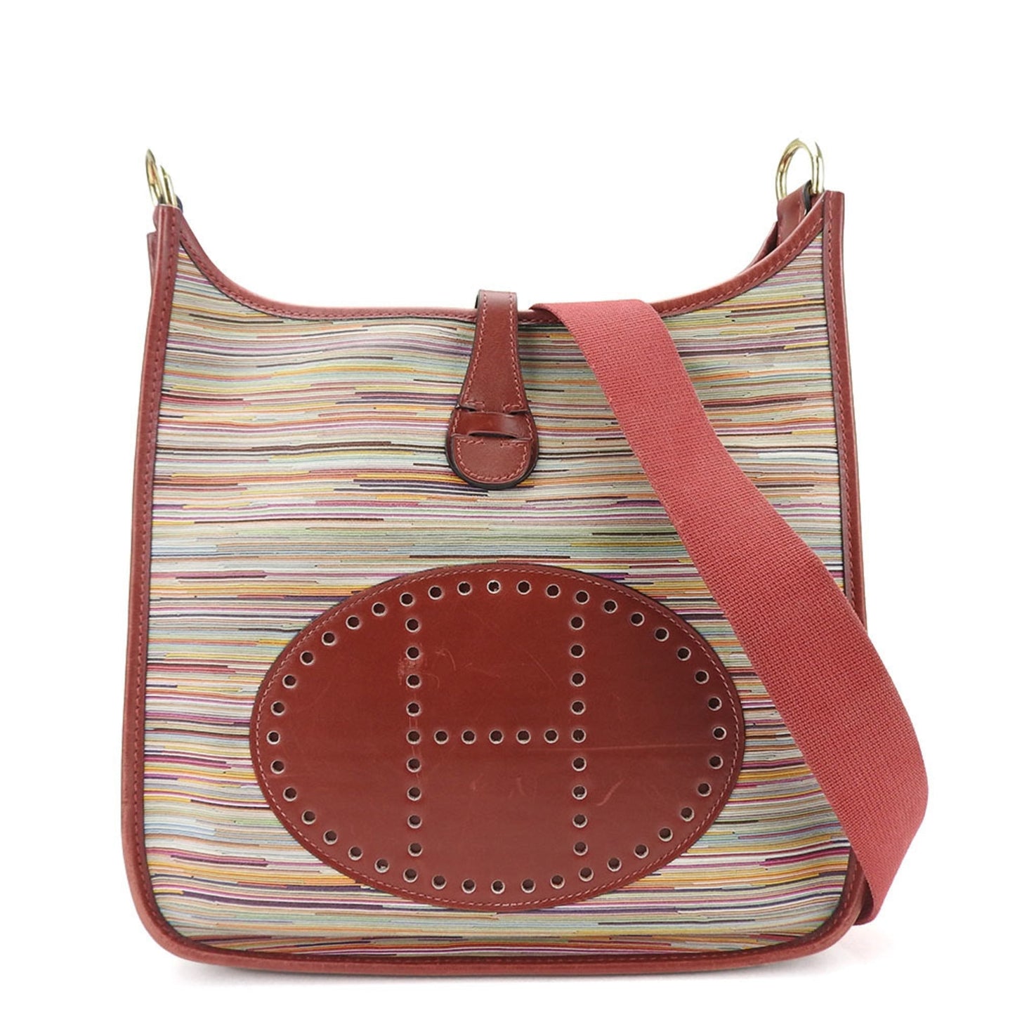 Hermes Evelyne Bordeaux Shoulder Bag