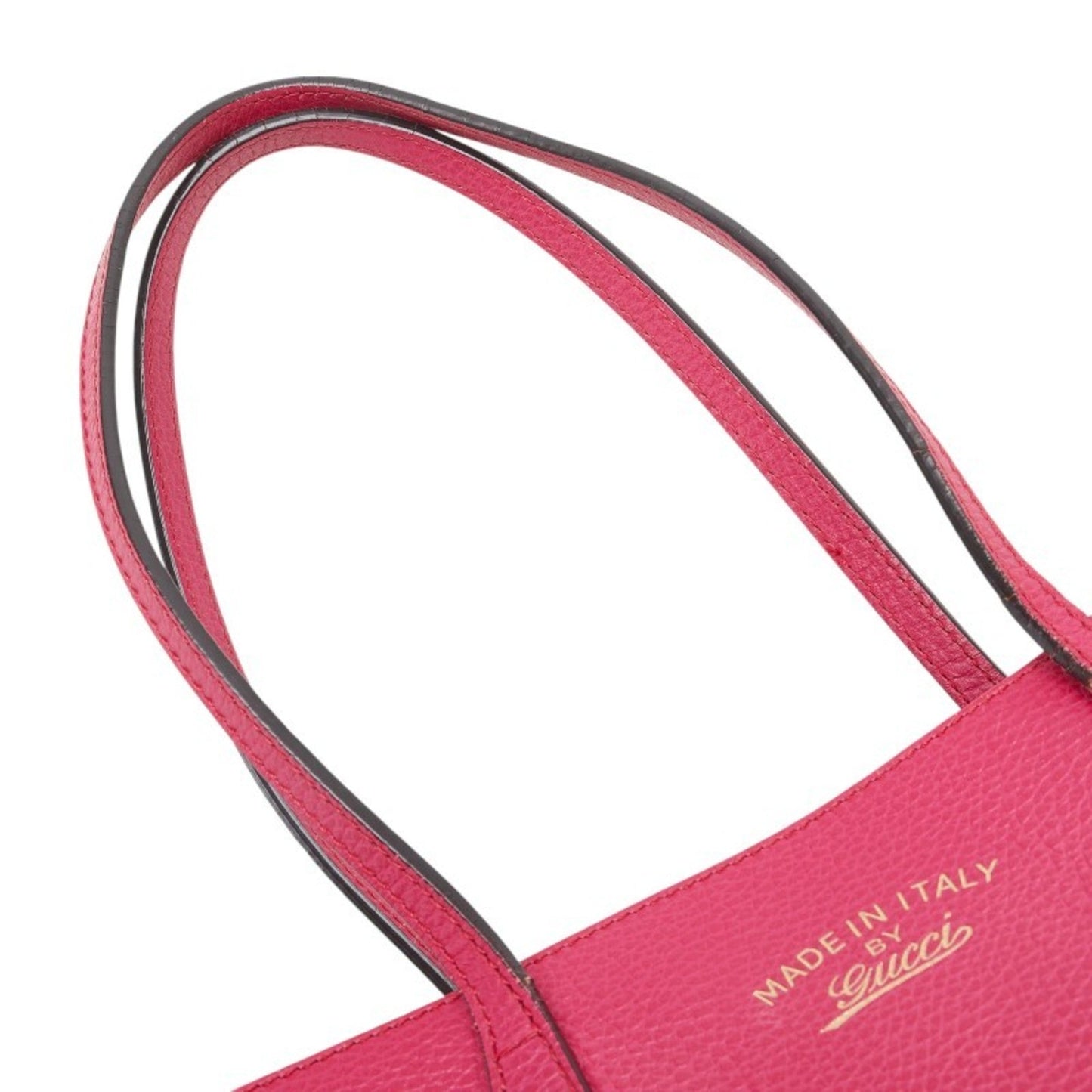 Gucci Pink Leather Tote Bag
