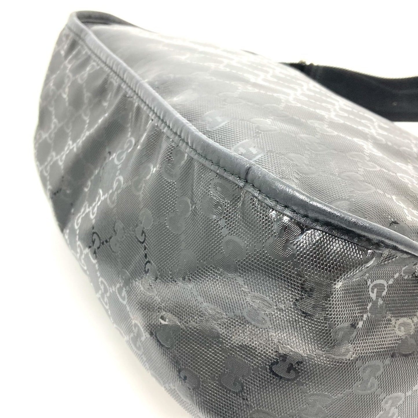 Gucci Black Gg Imprimé Messenger Bag Shoulder Bag