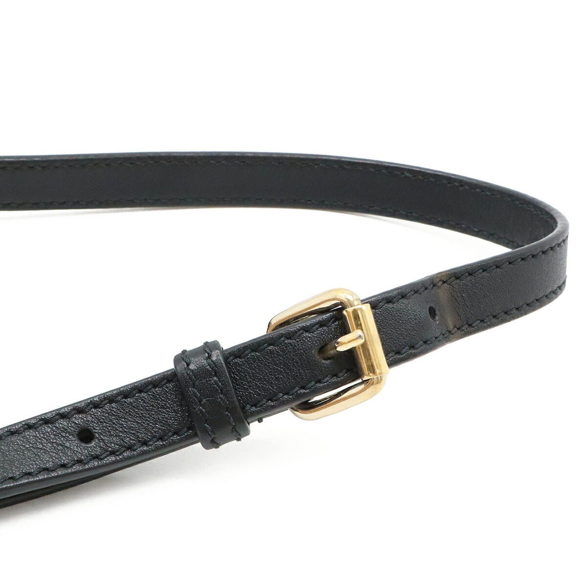 Gucci Black Leather Shoulder Bag