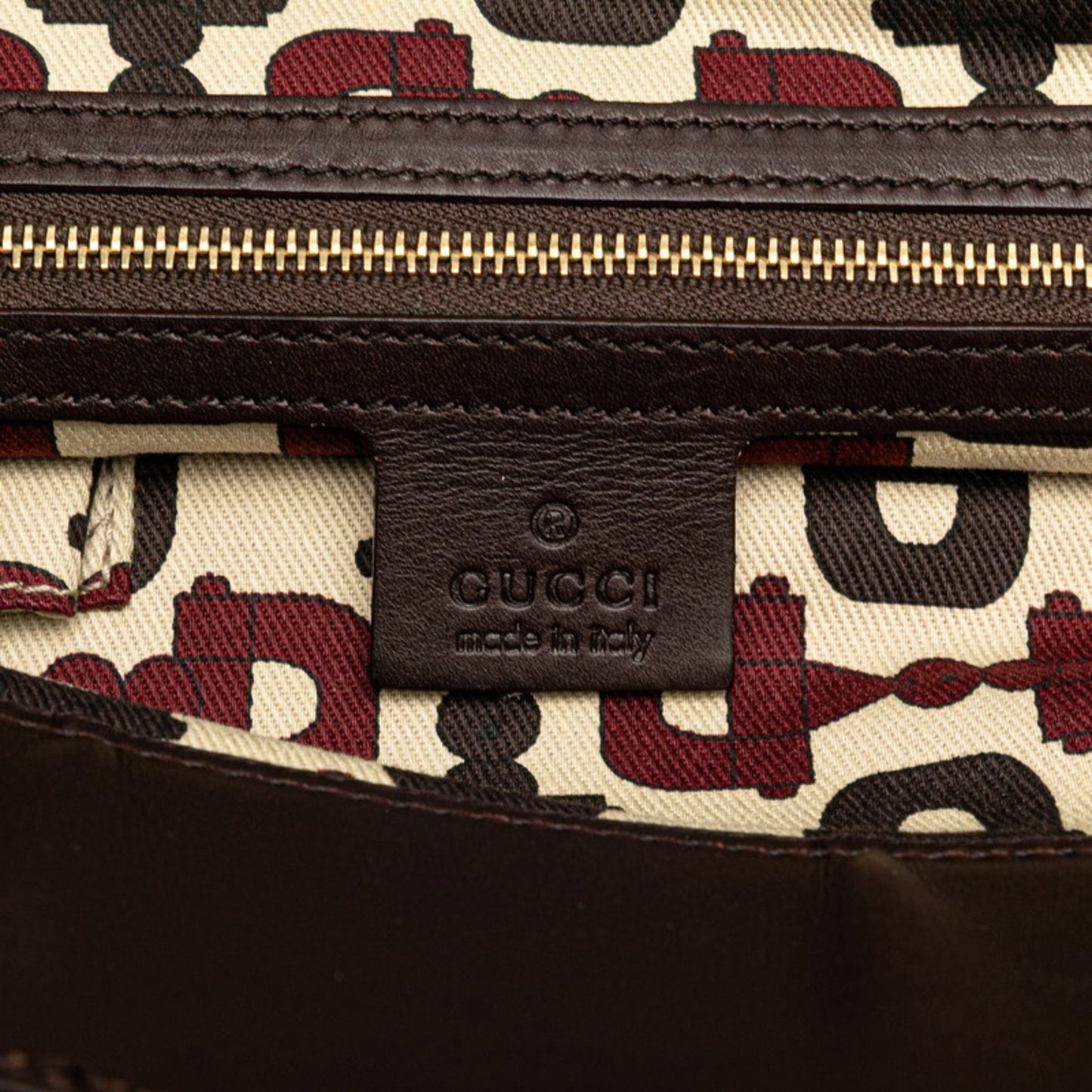 Gucci Guccissima Brown Leather Tote Bag