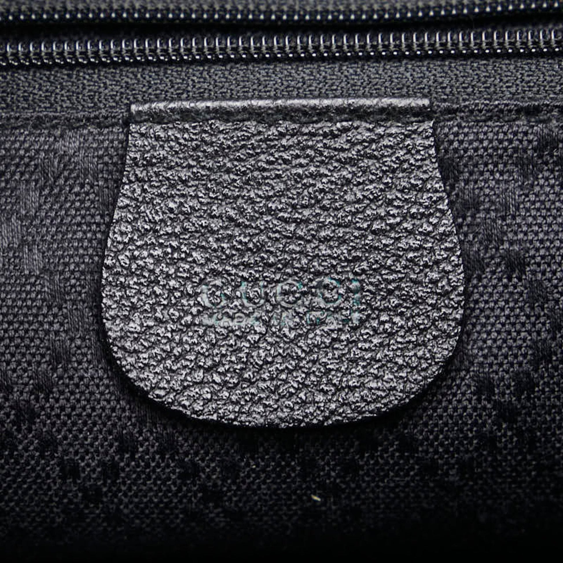 Gucci Bamboo Black Suede Leather Backpack