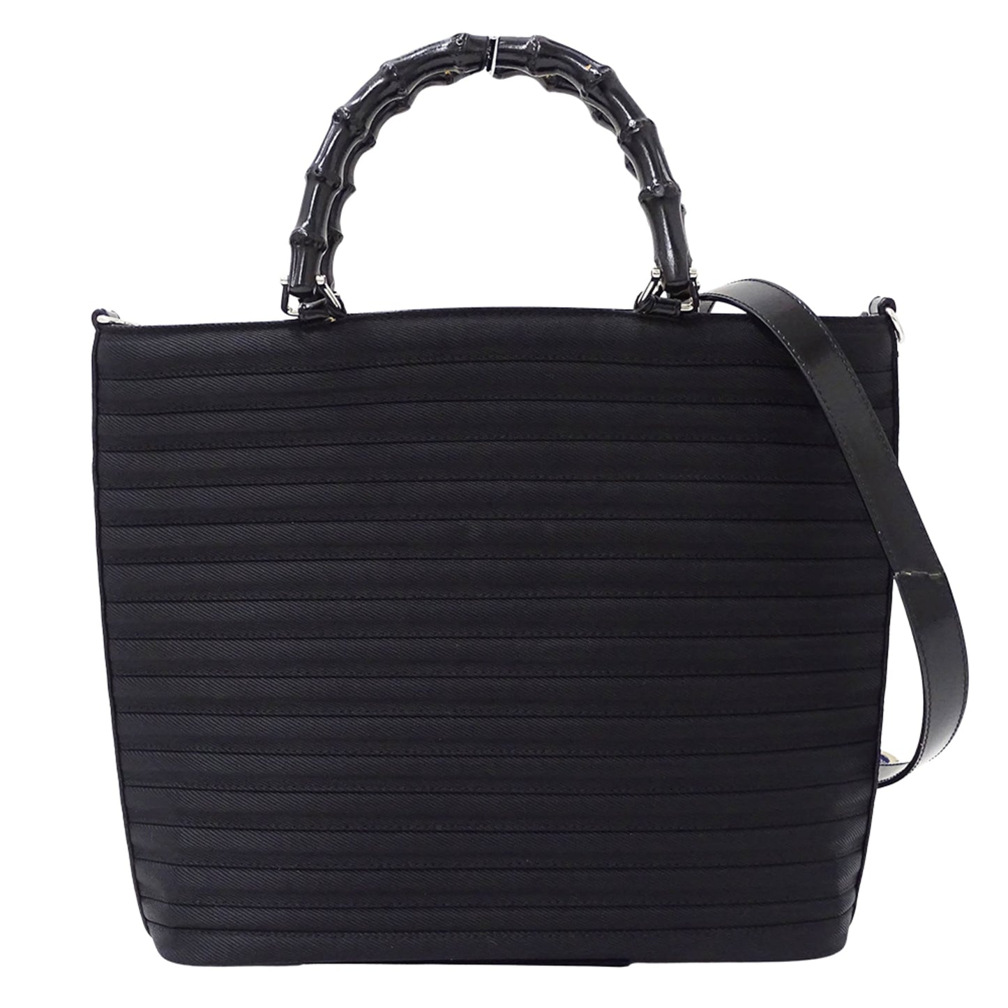 Gucci Black Nylon Handbag Shoulder Bag