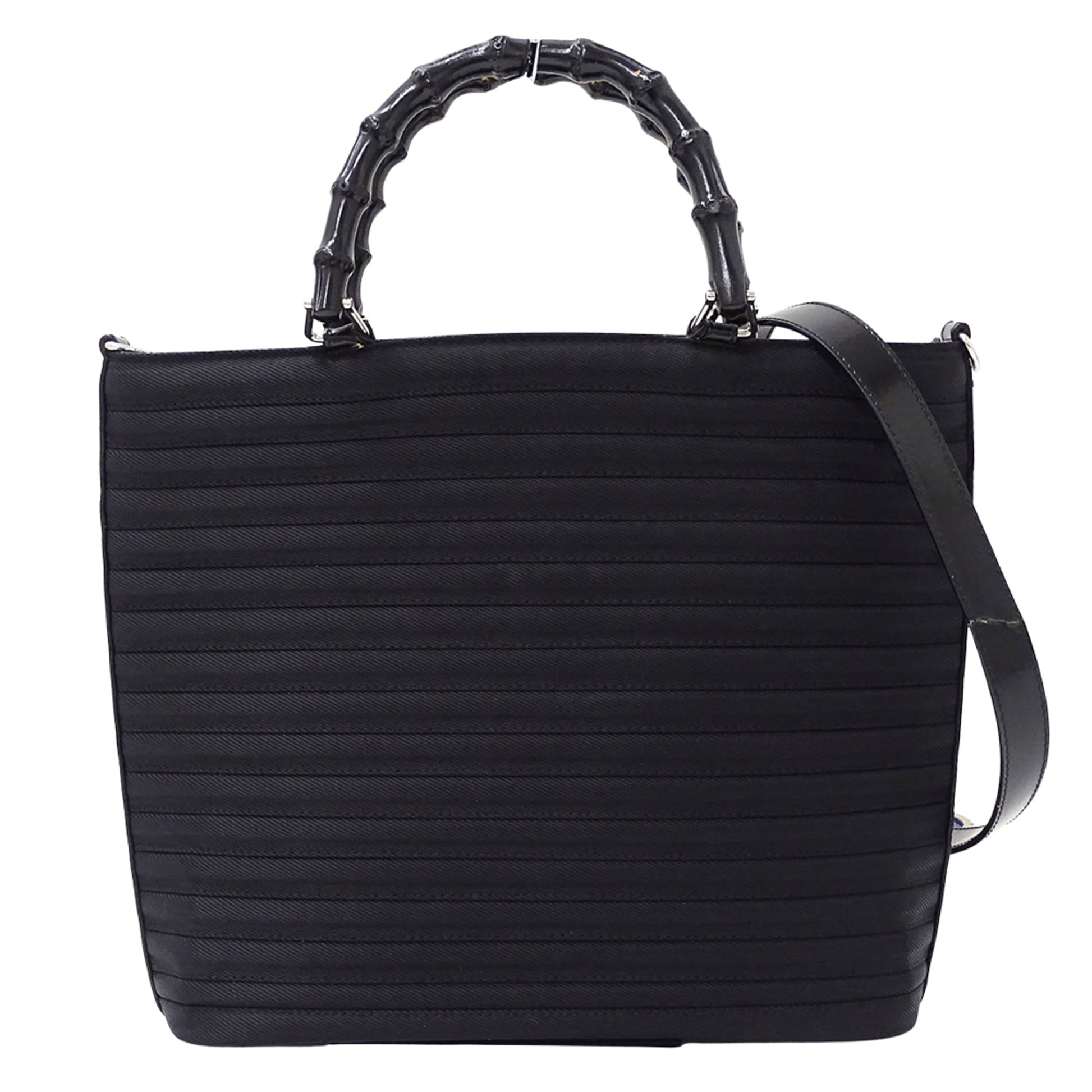 Gucci Black Nylon Handbag Shoulder Bag