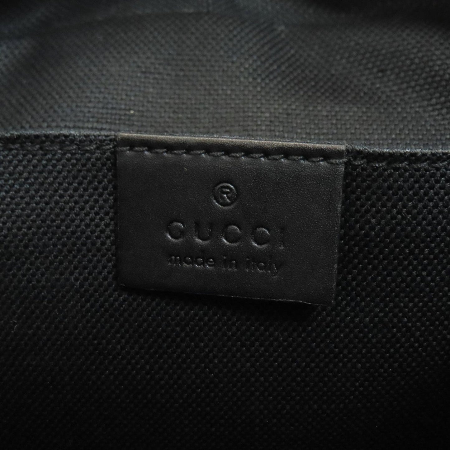 Gucci Black Pvc Shoulder Bag
