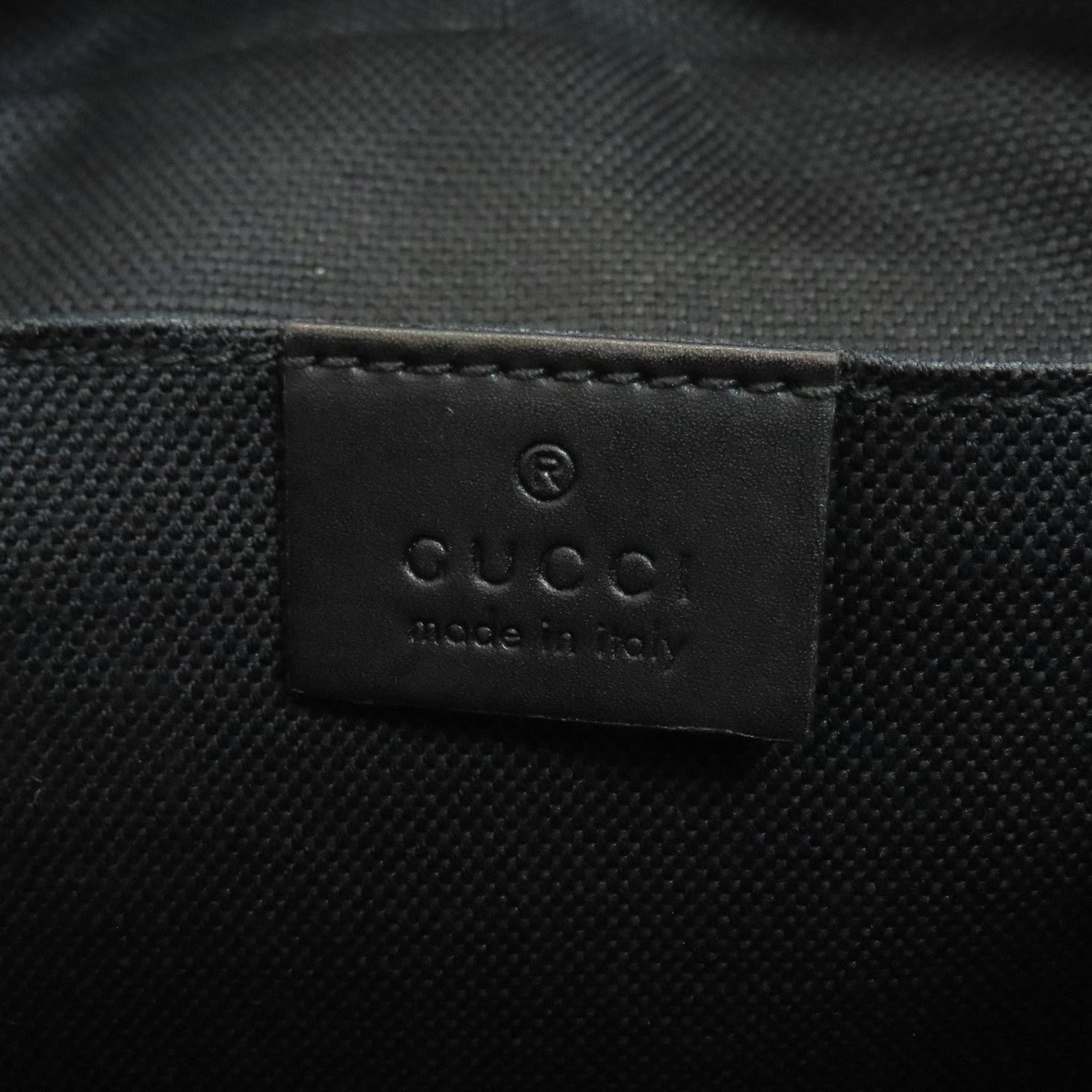 Gucci Black Pvc Shoulder Bag