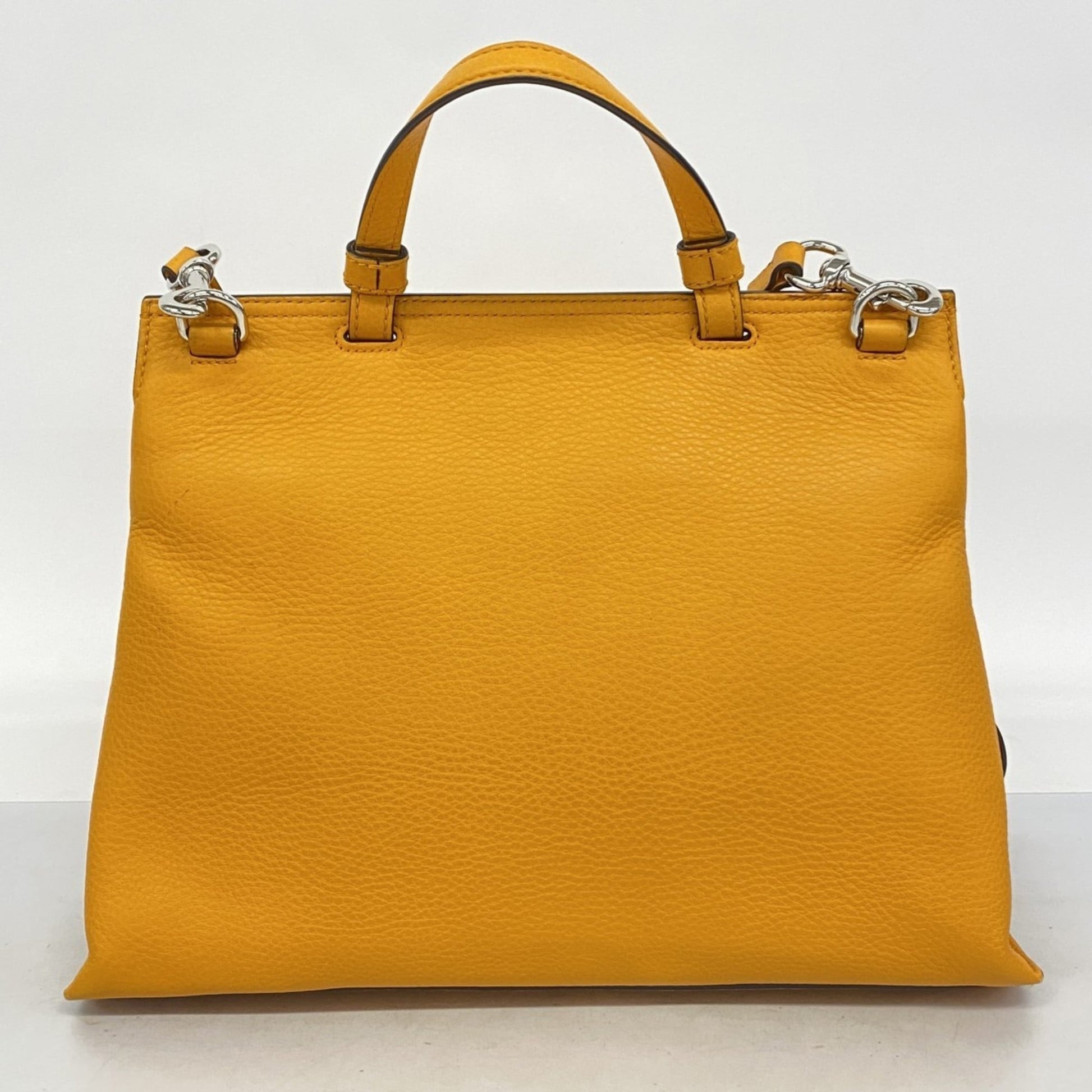Gucci Orange Leather Handbag