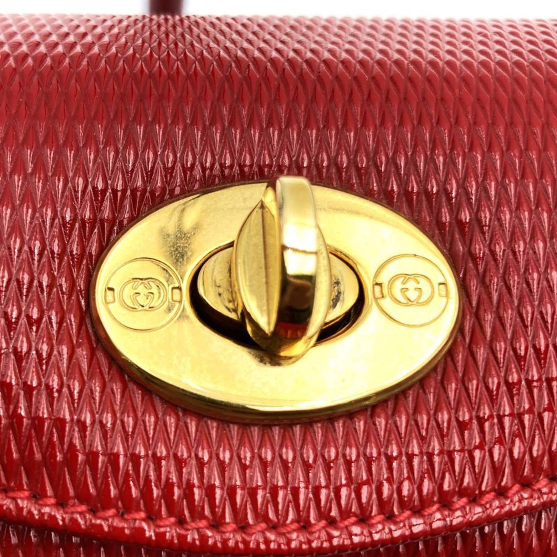 Gucci Red Color Leather Handbag