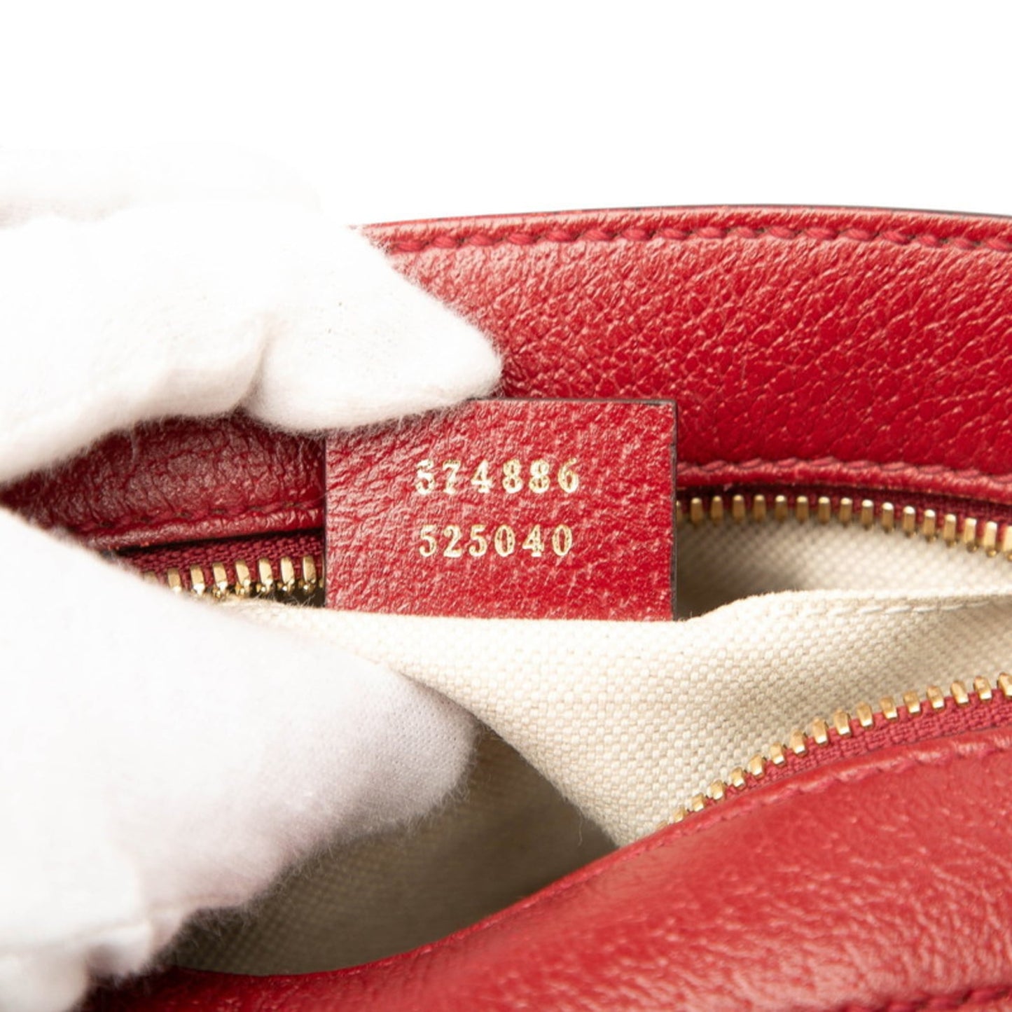 Gucci Brown Red Color Pvc Leather Shoulder Bag