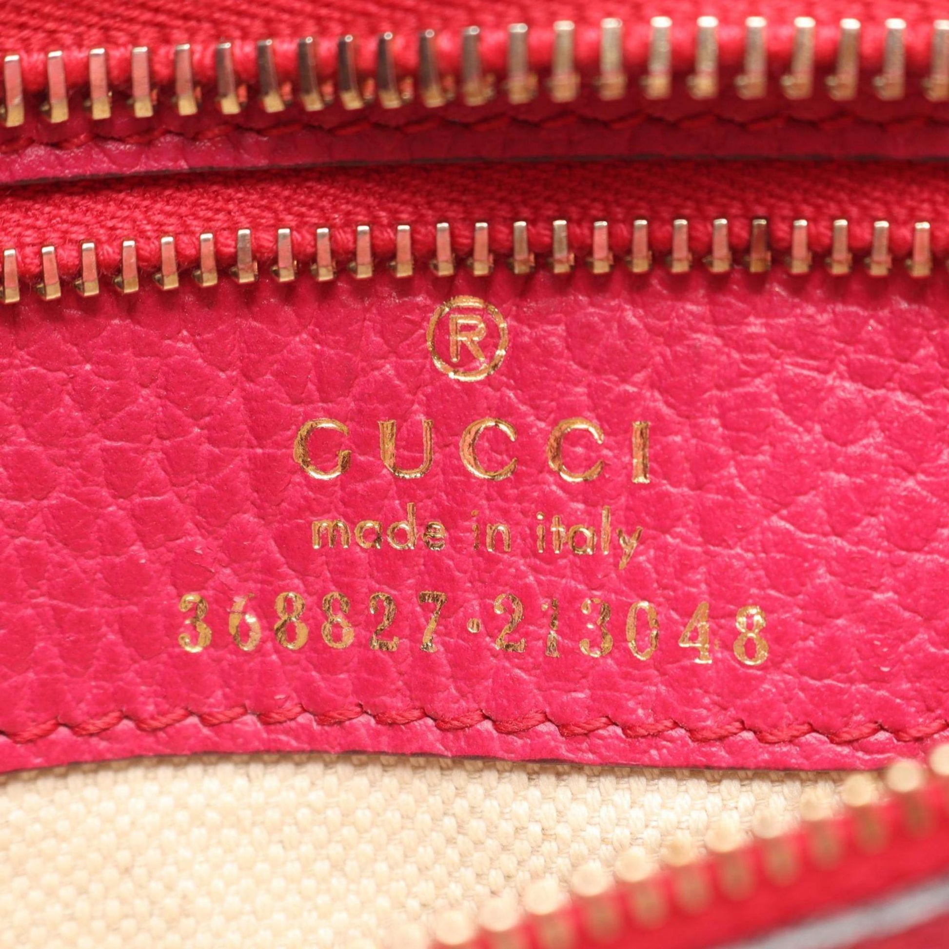 Gucci Pink Leather Handbag