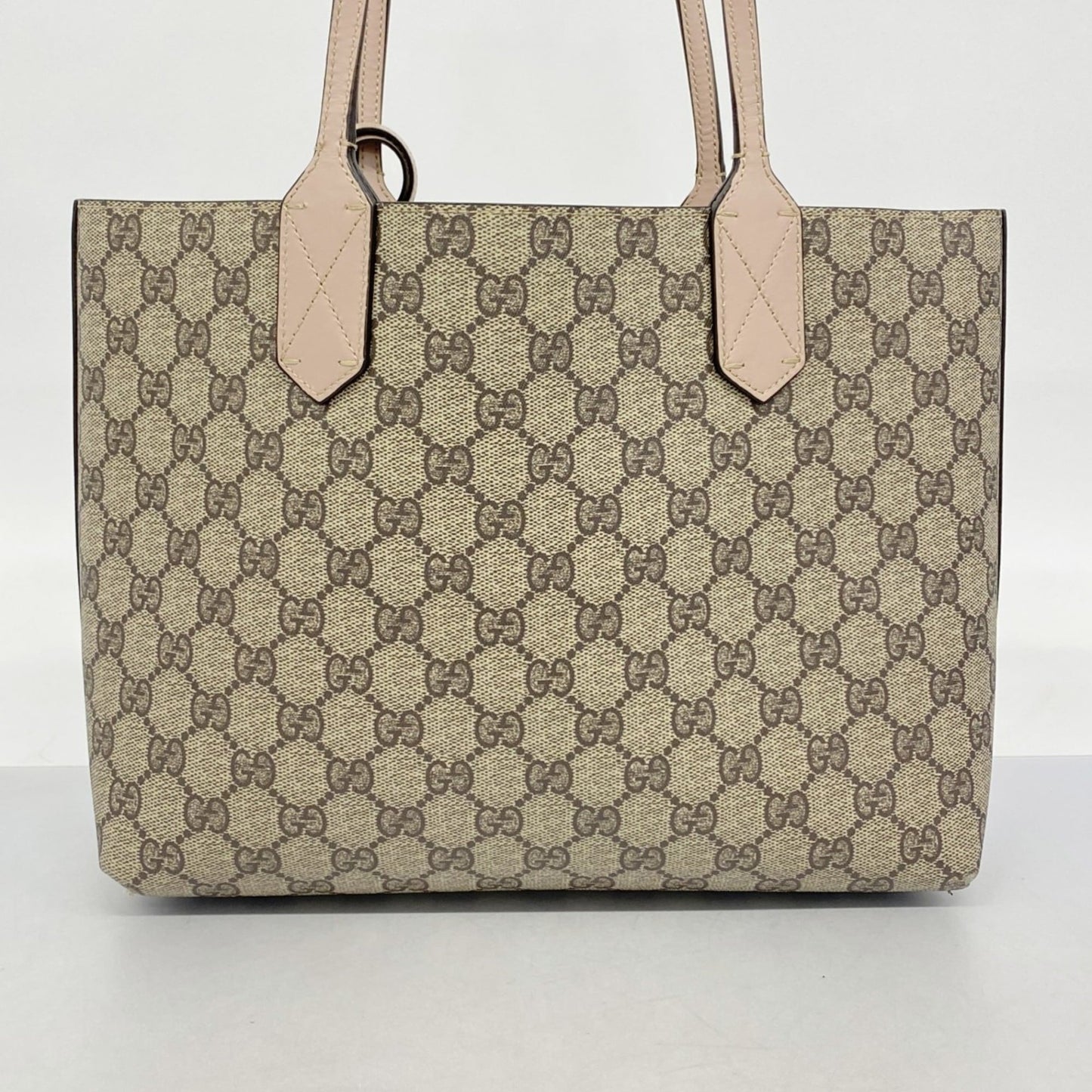 Gucci Beige Pink Pvc Tote Bag