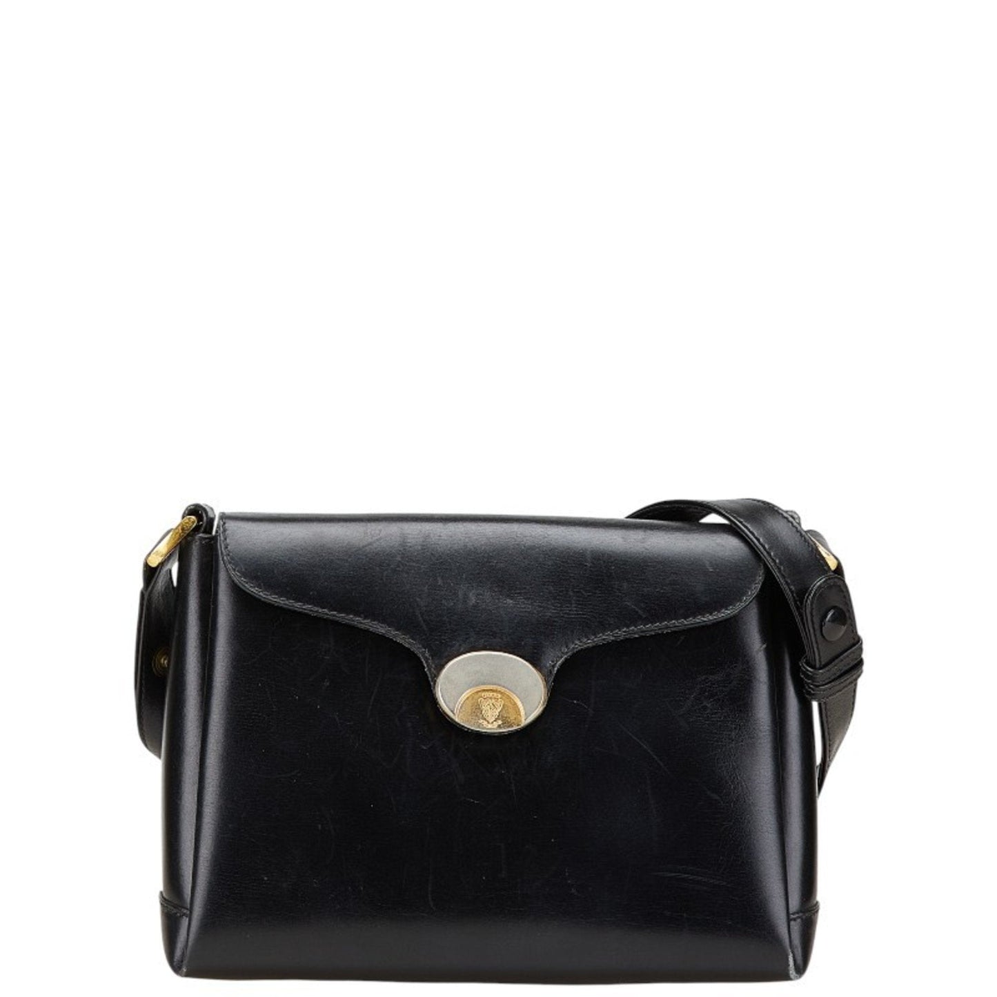 Gucci Black Leather Shoulder Bag