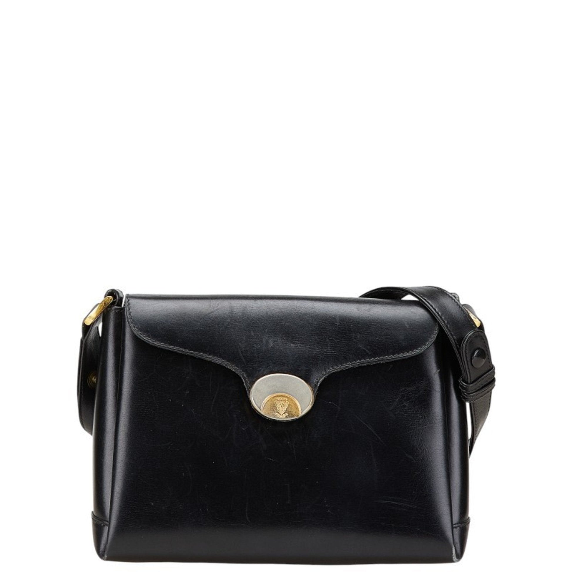 Gucci Black Leather Shoulder Bag