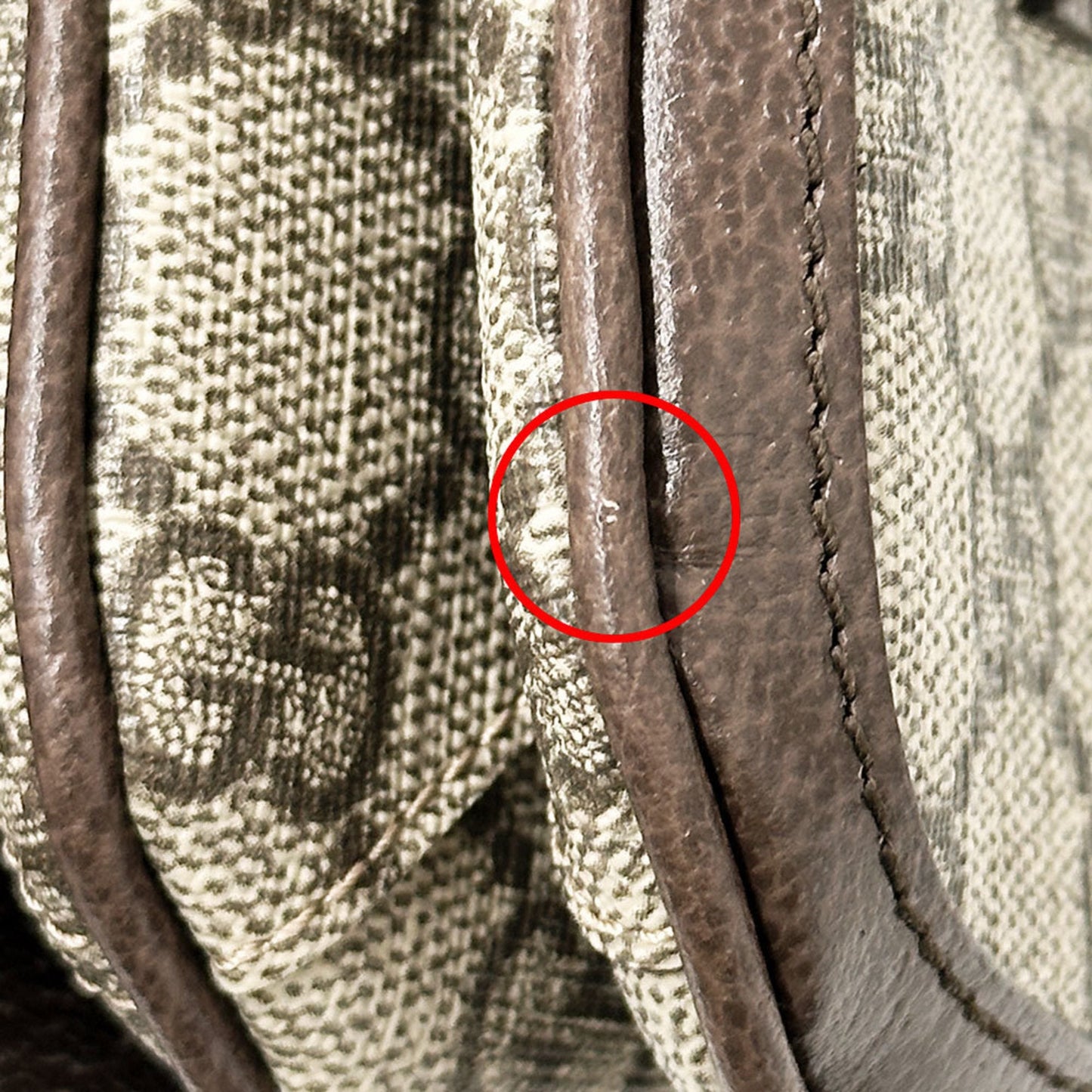 Gucci Beige Brown Gg Supreme Canvas Sling Bag