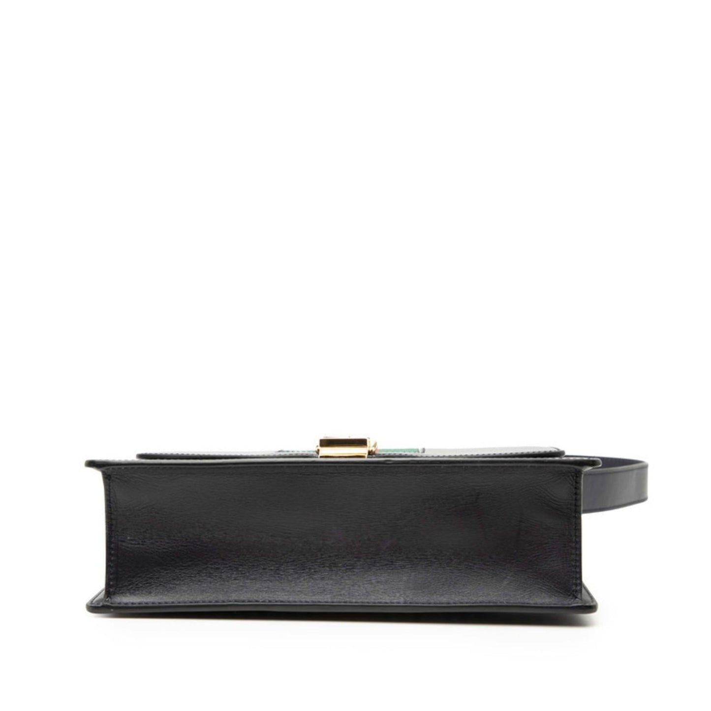 Gucci Navy Leather Shoulder Bag