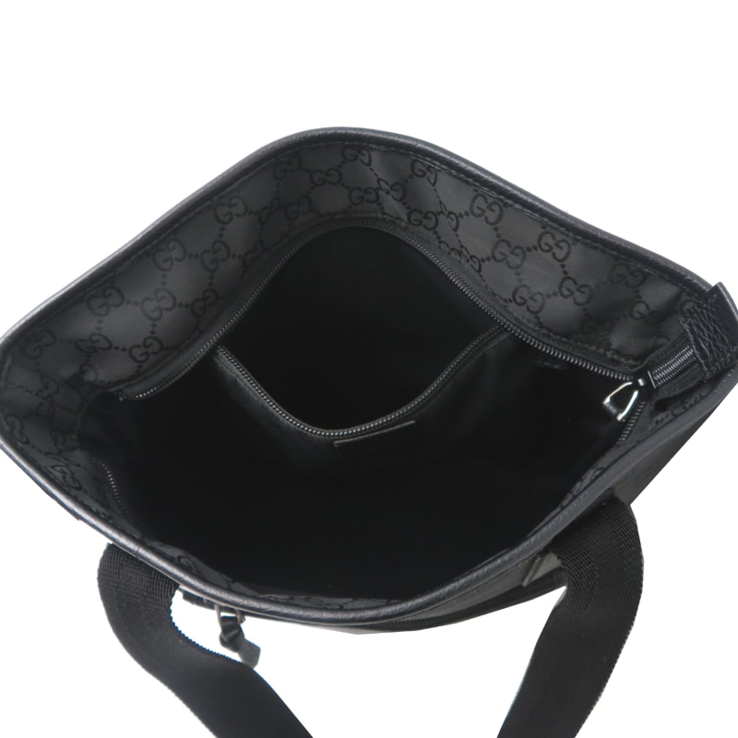 Gucci Black Nylon Tote Bag