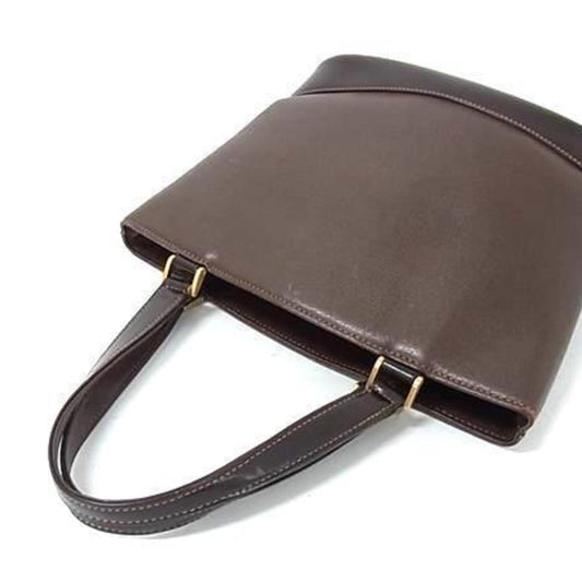 Burberry Handbag Tote Bag Leather Brown