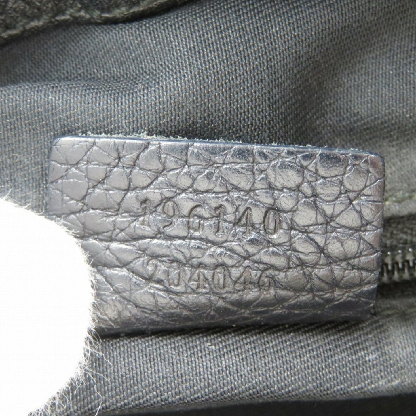 Gucci Black Gg Canvas Leather Shoulder Bag