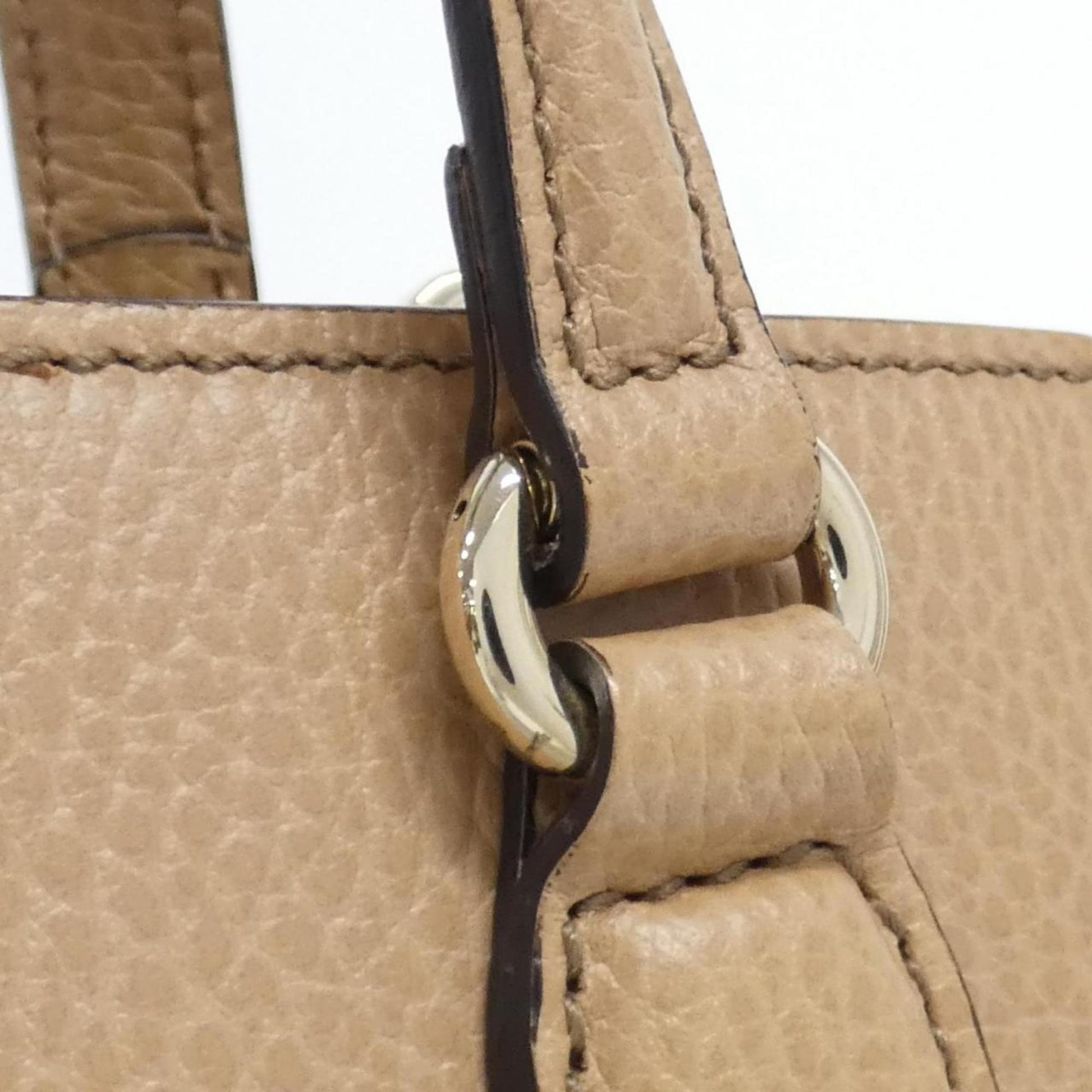 Gucci Beige Leather Handbag
