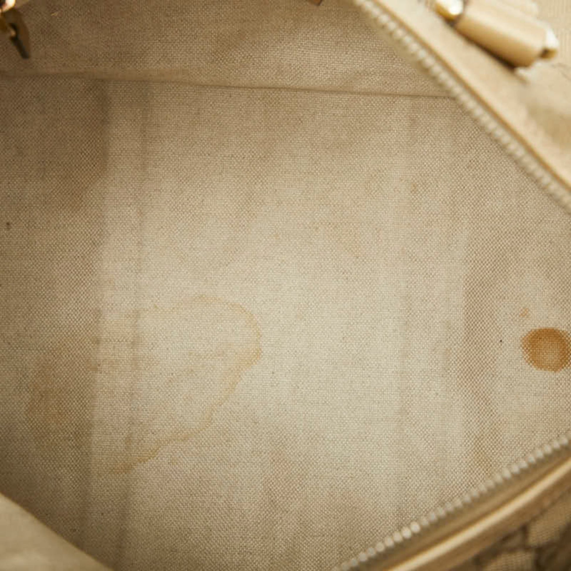 Gucci Gold Pvc Leather Handbag