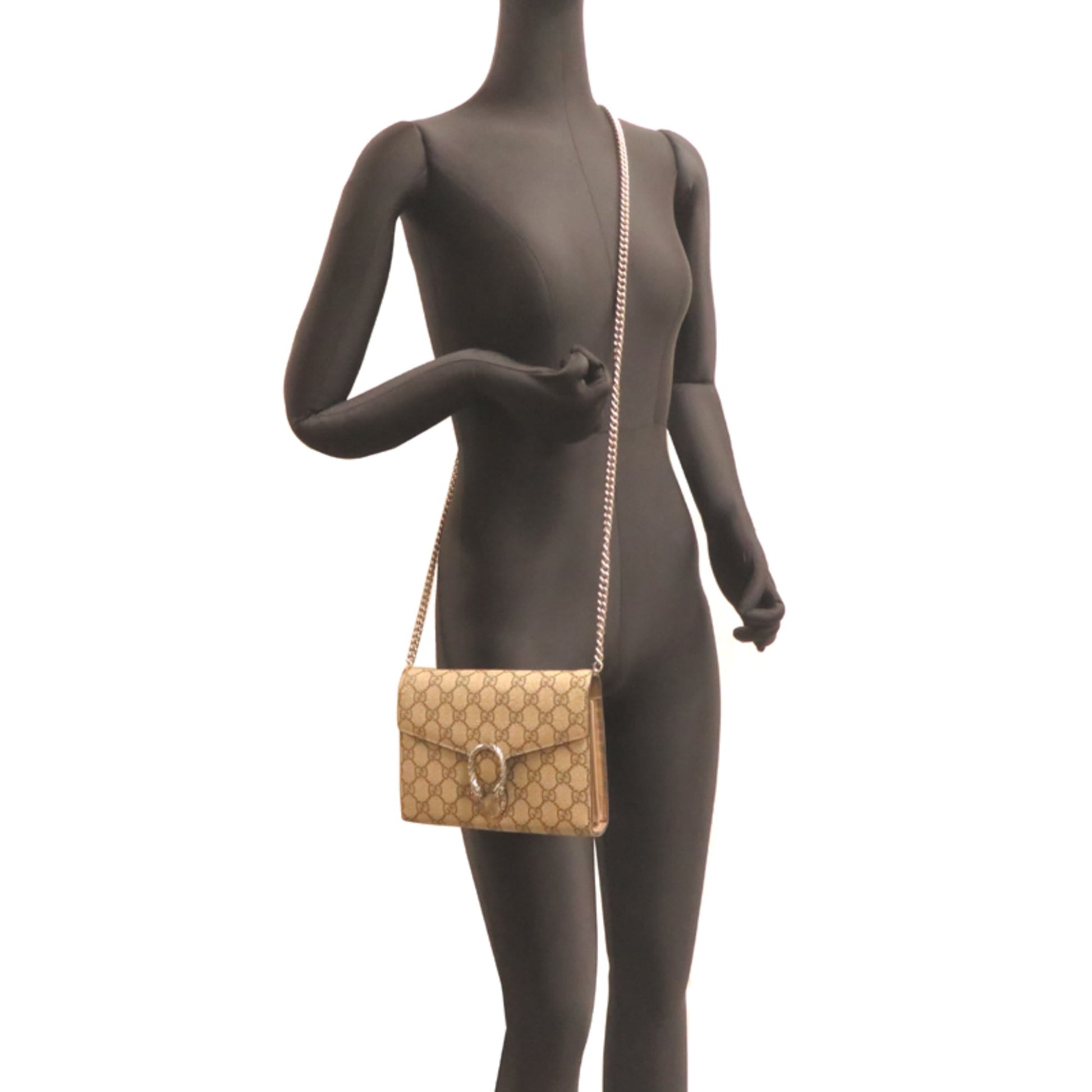 Gucci Beige Gg Supreme Shoulder Bag