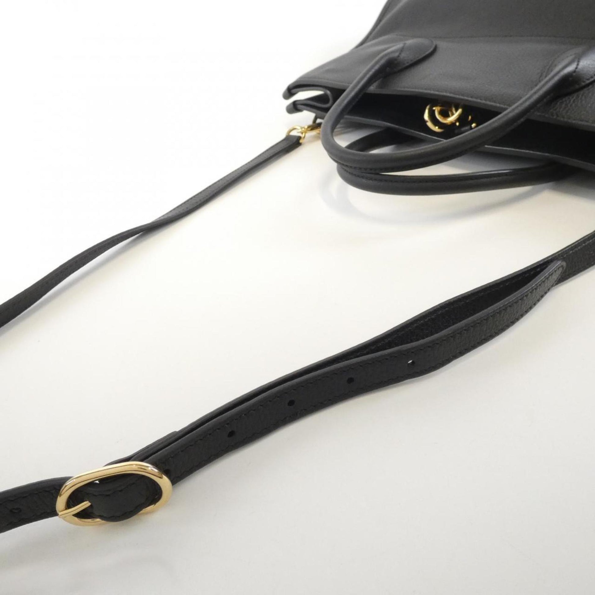 Gucci Black Leather Handbag