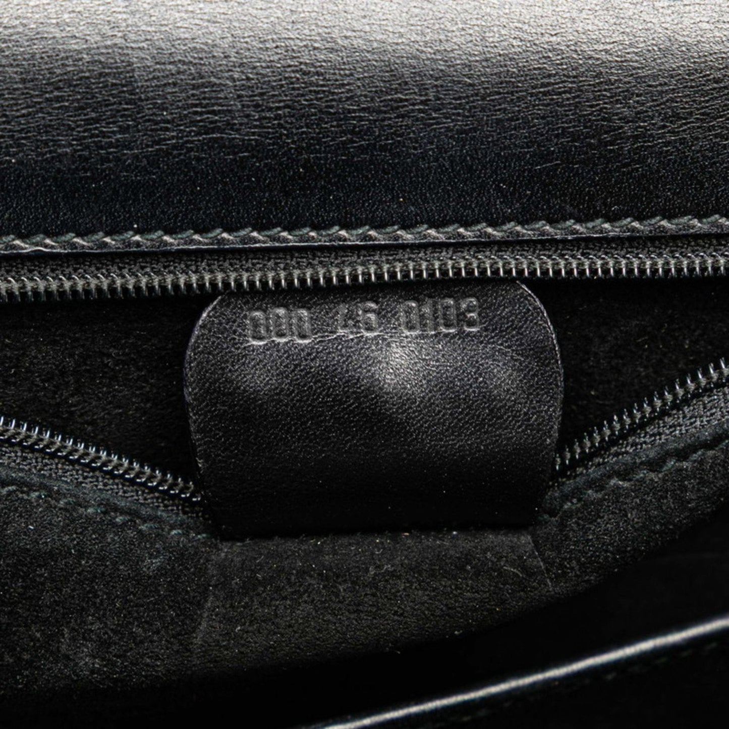 Gucci Black Brown Leather Plastic Handbag