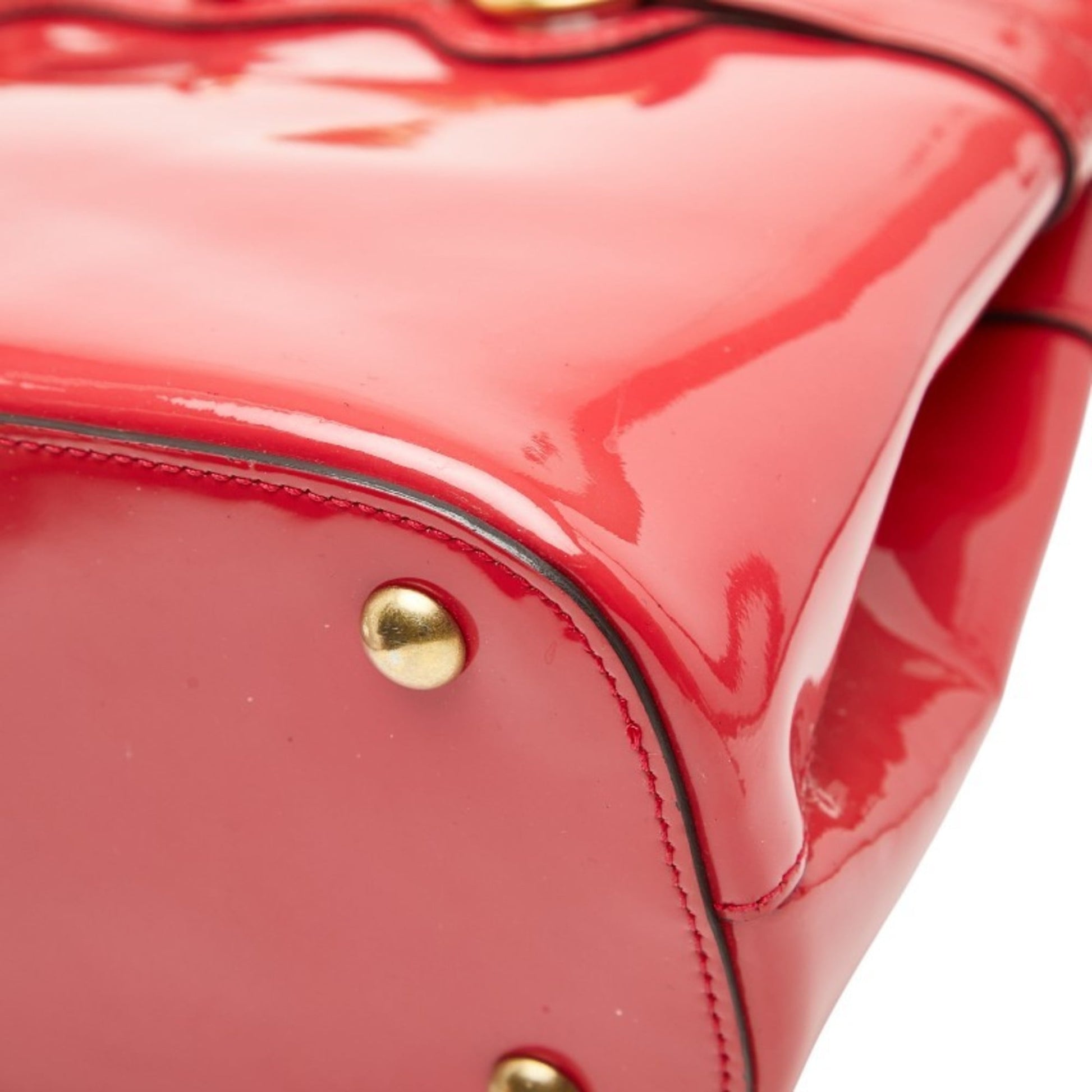Gucci Pink Patent Leather Handbag