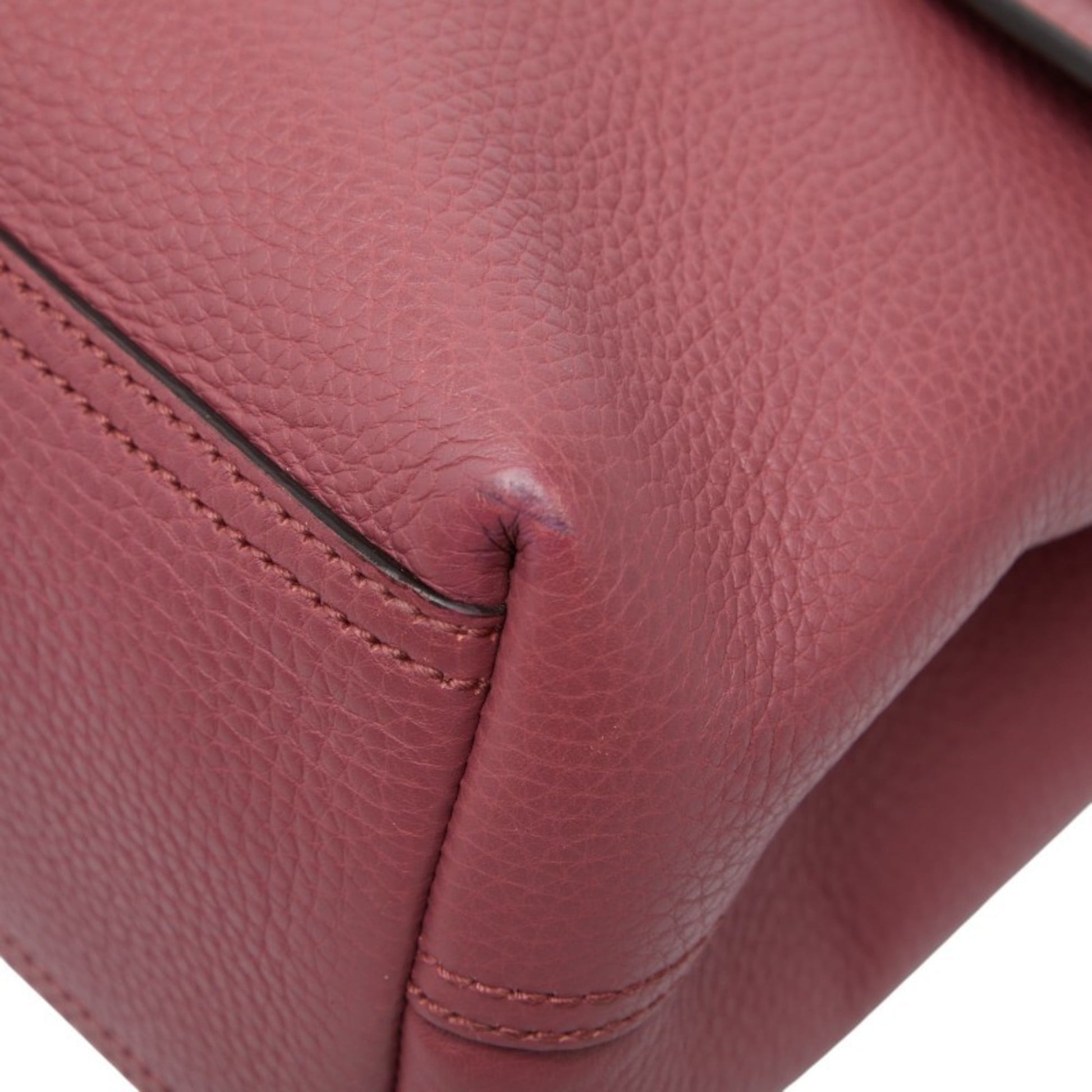 Gucci Pink Leather Shoulder Bag