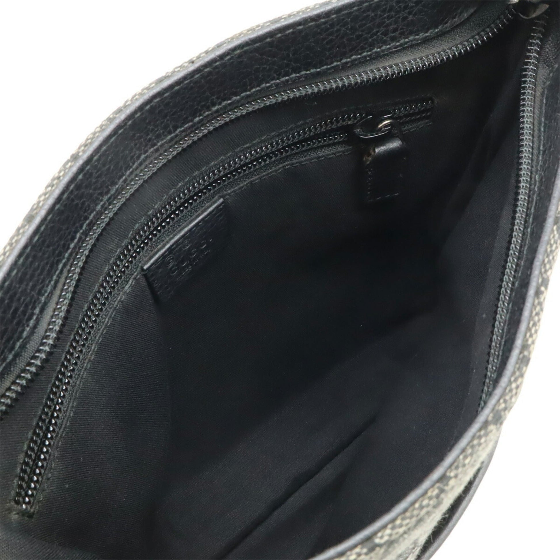 Gucci Dark Gray Gg Canvas Shoulder Bag