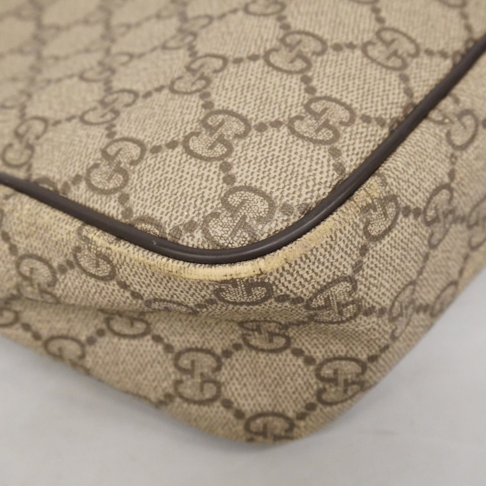 Gucci Brown Pvc Shoulder Bag
