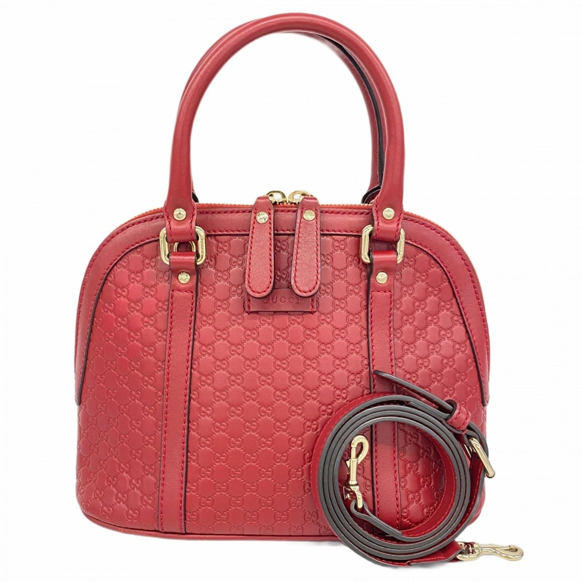 Gucci Red Color Leather Handbag