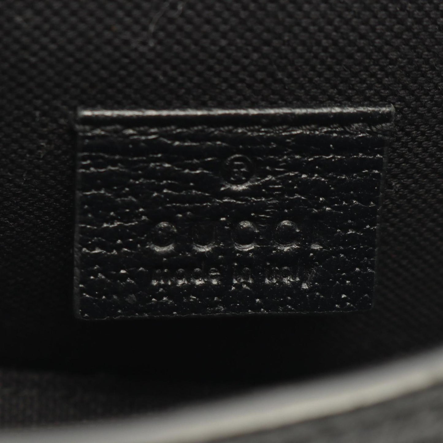 Gucci Black Canvas Leather Shoulder Bag