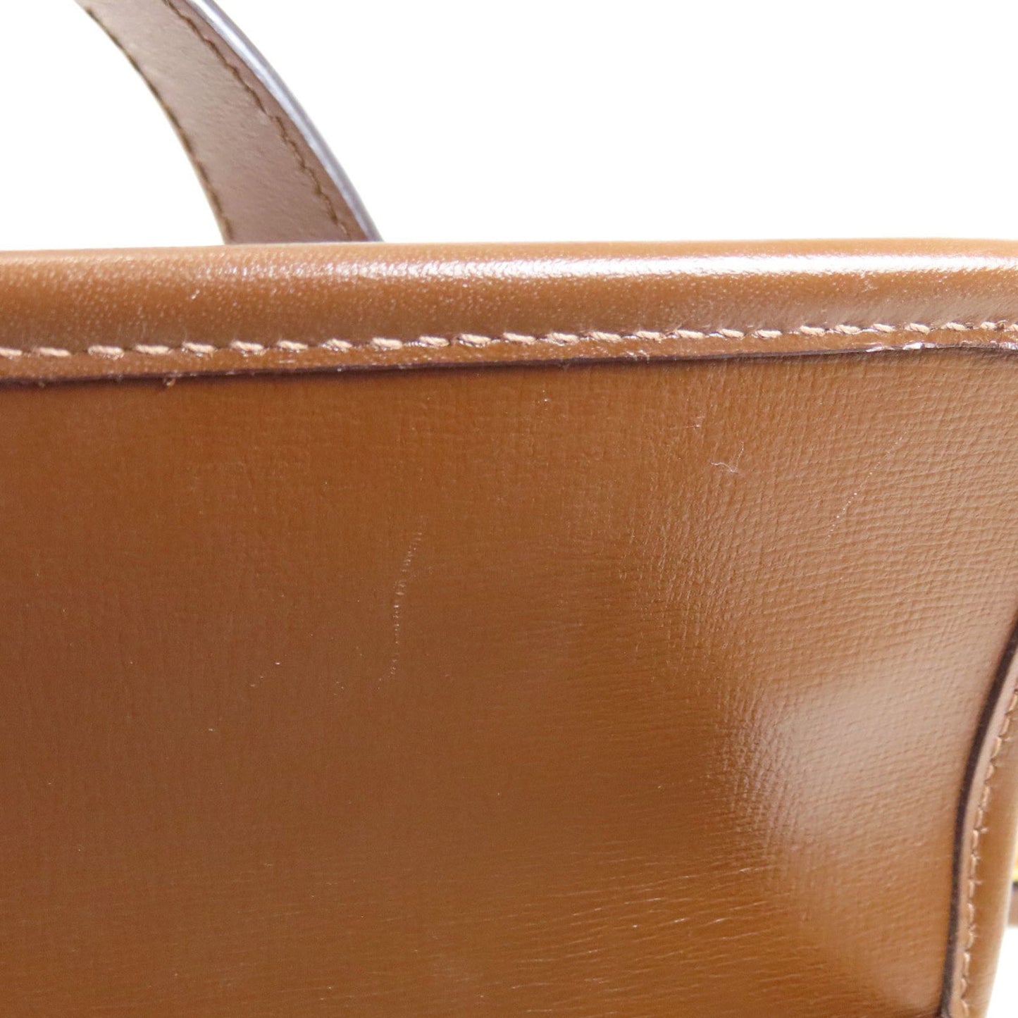 Gucci Brown Pvc Leather Handbag
