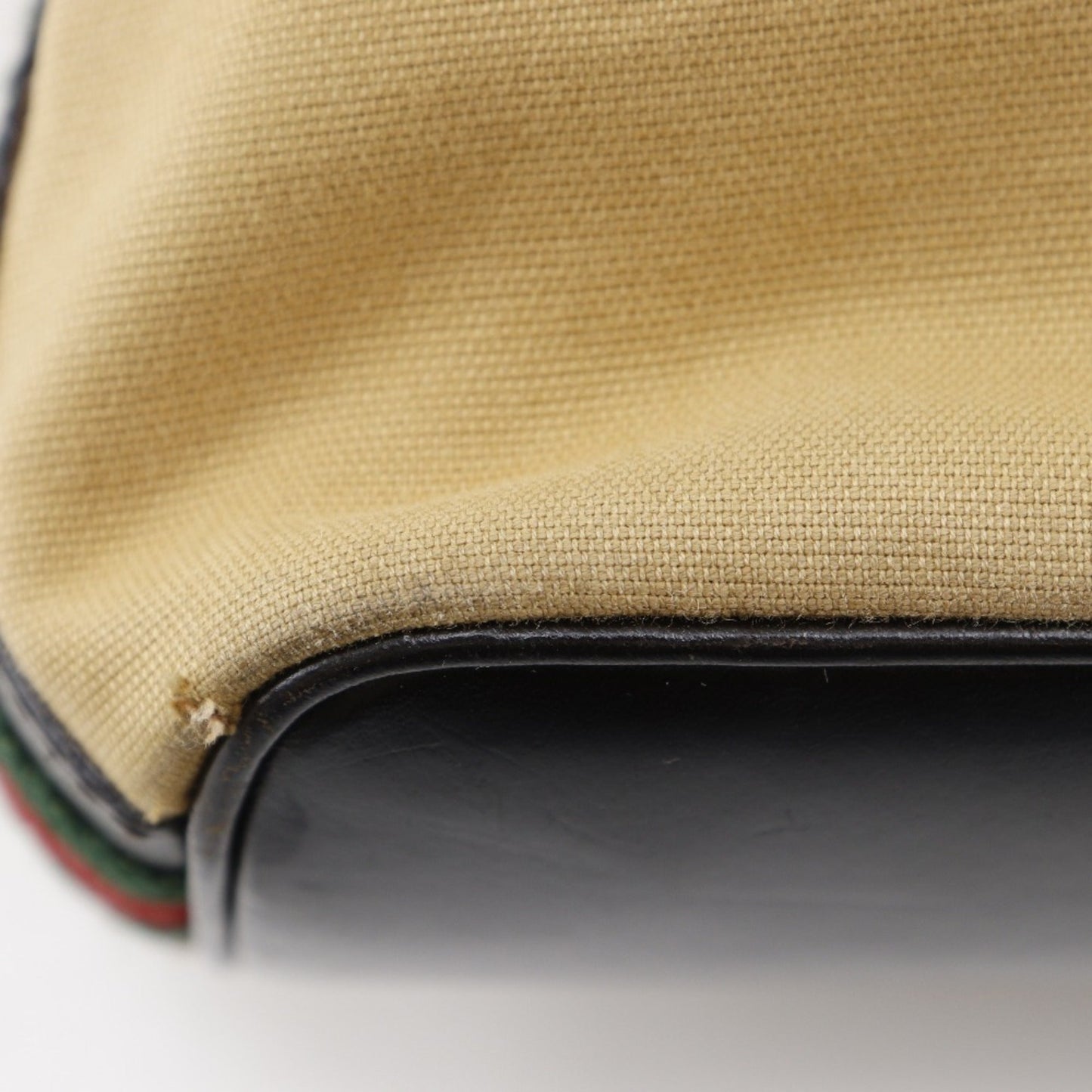 Gucci Beige Canvas Shoulder Bag